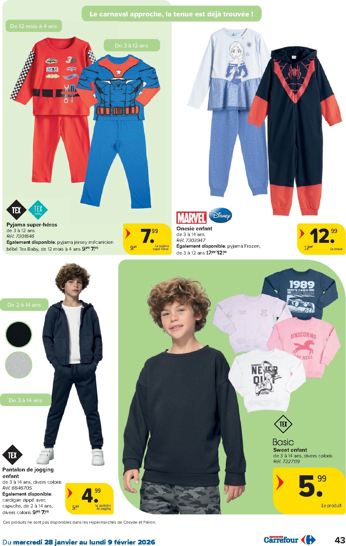 carrefour - De Carrefour Hypermarchés folder geldig vanaf 28/01 t/m 09/02 - page: 43