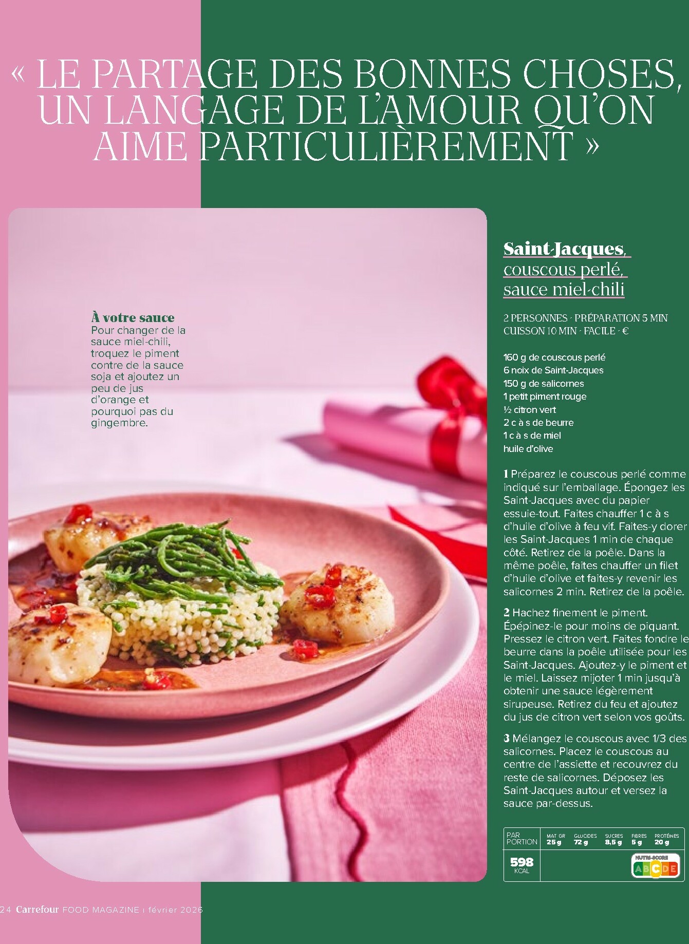 carrefour - De Carrefour - Food Magazine folder geldig vanaf 22/01 t/m 19/03 - page: 24