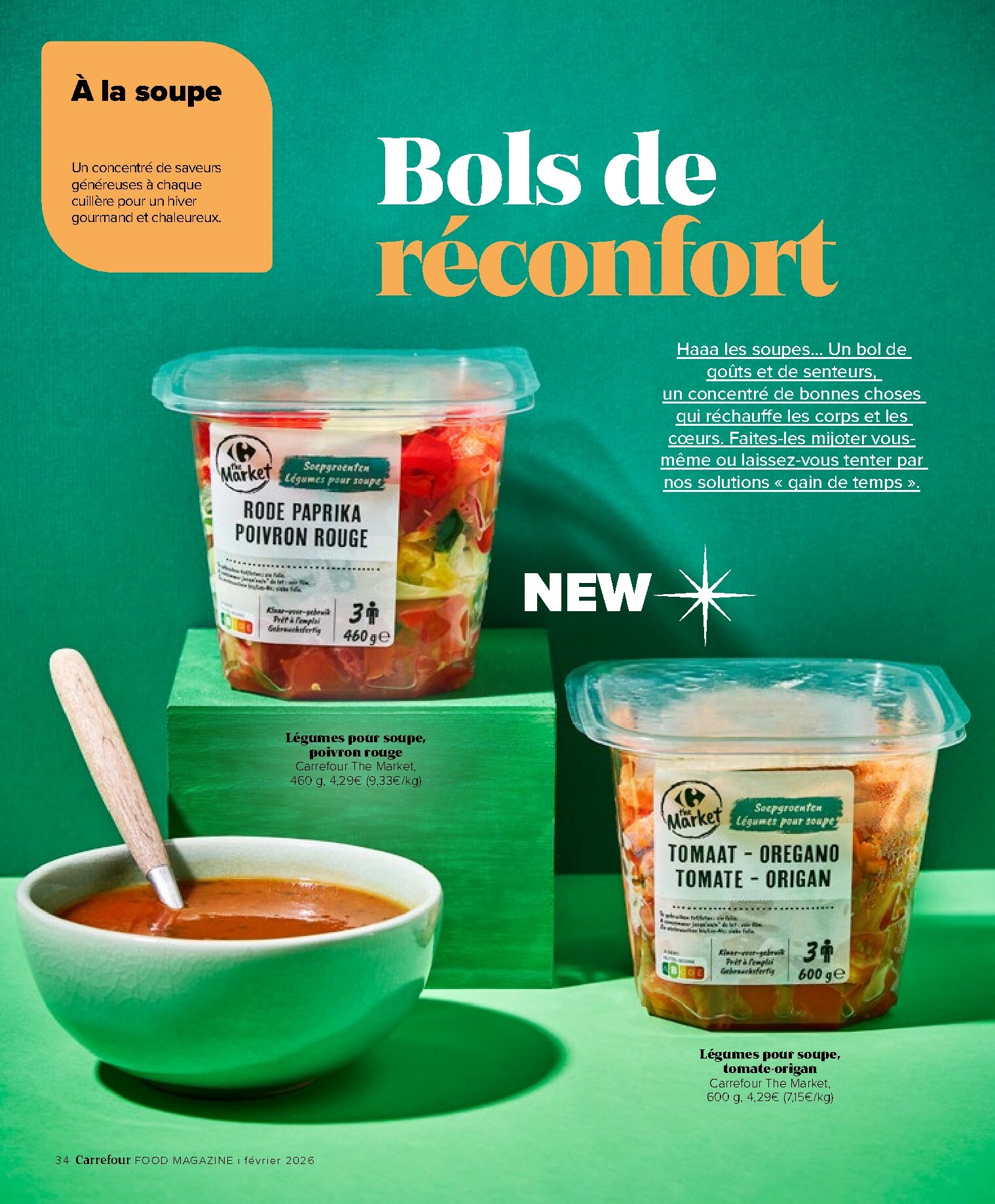 carrefour - De Carrefour - Food Magazine folder geldig vanaf 22/01 t/m 19/03 - page: 34