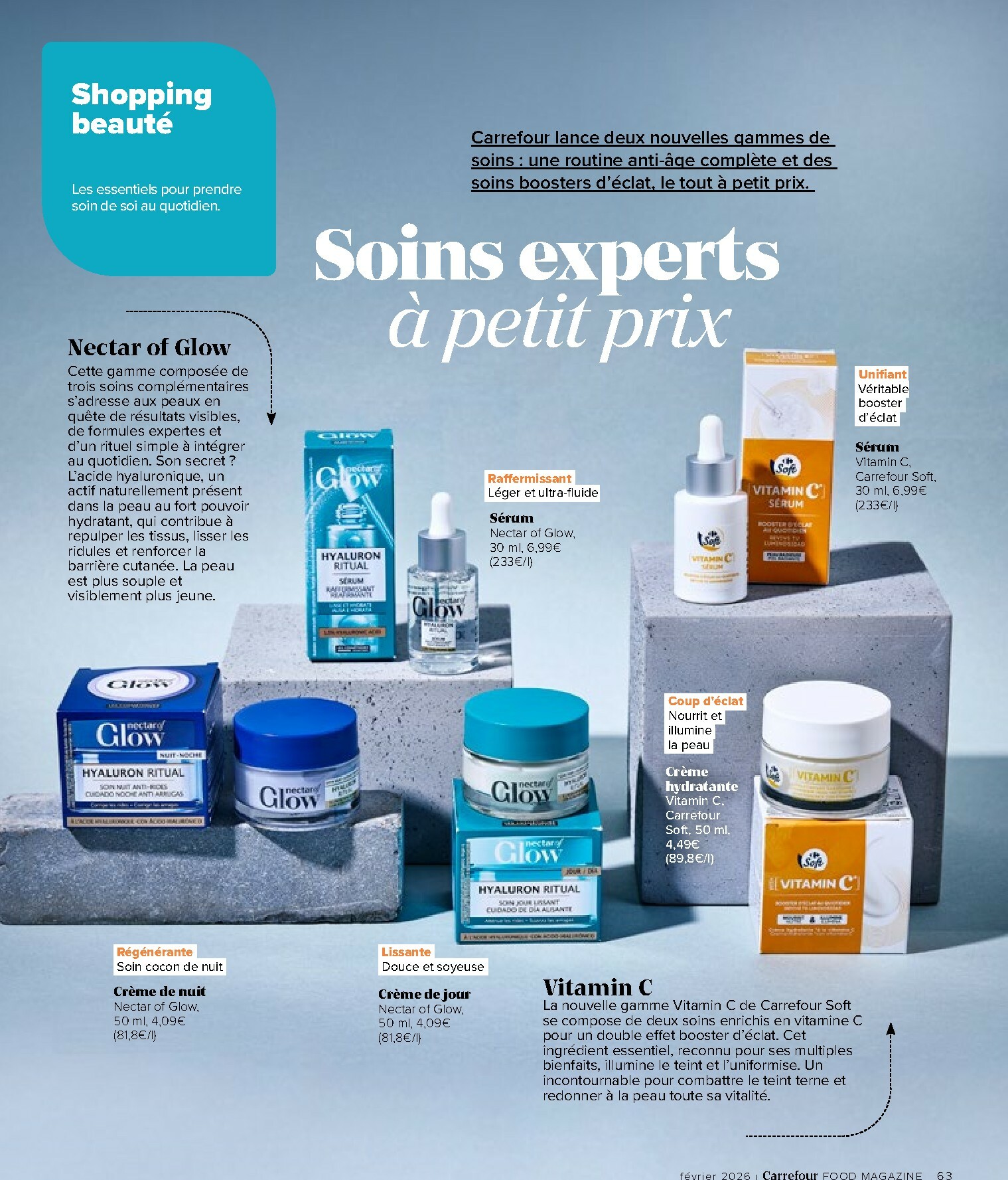 carrefour - De Carrefour - Food Magazine folder geldig vanaf 22/01 t/m 19/03 - page: 63