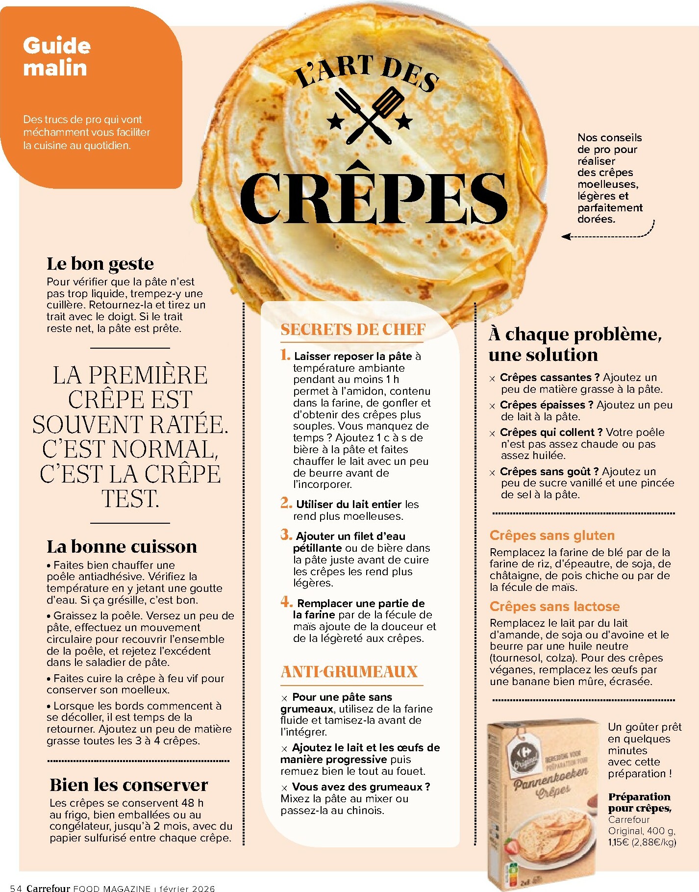 carrefour - De Carrefour - Food Magazine folder geldig vanaf 22/01 t/m 19/03 - page: 54
