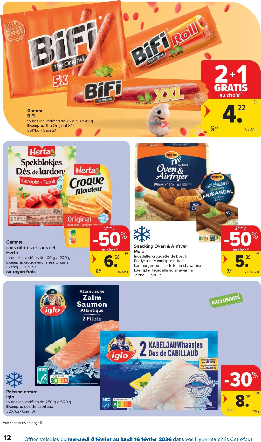 carrefour - De Carrefour Hypermarchés folder geldig vanaf 04/02/2026 t/m 16/02/2026 - page: 12