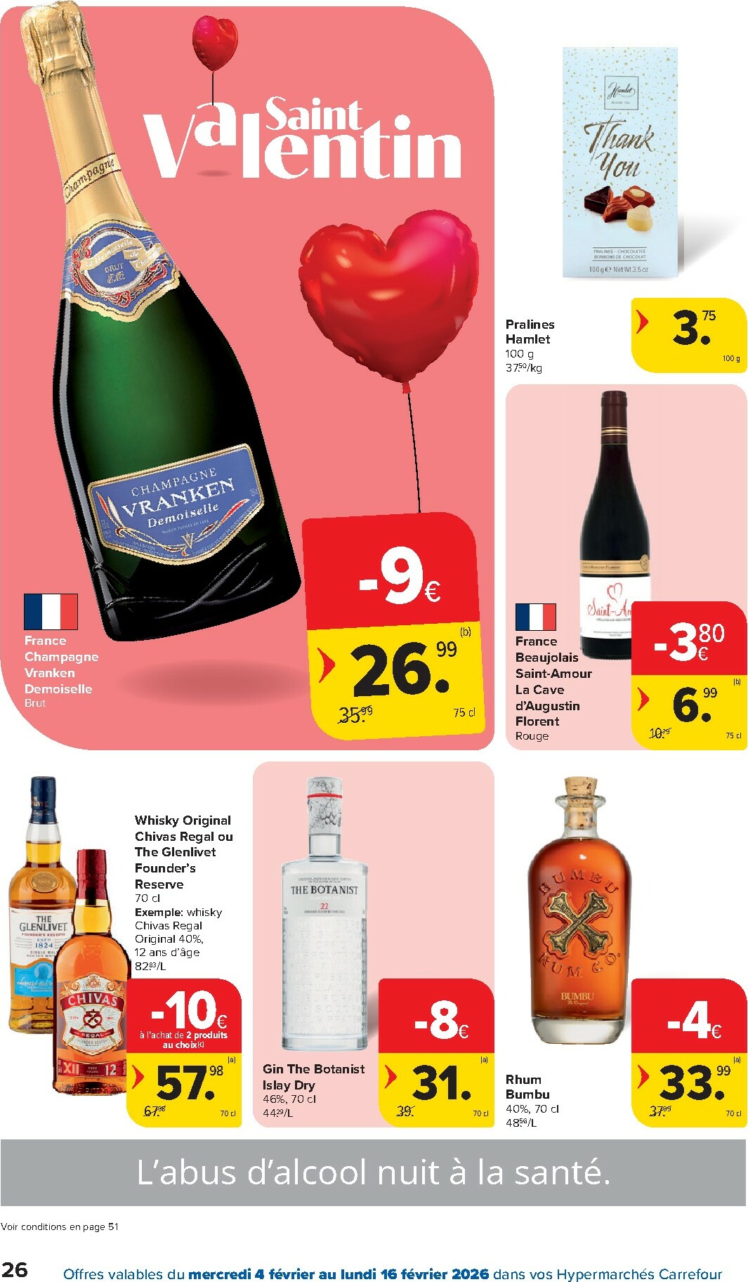 carrefour - De Carrefour Hypermarchés folder geldig vanaf 04/02/2026 t/m 16/02/2026 - page: 26