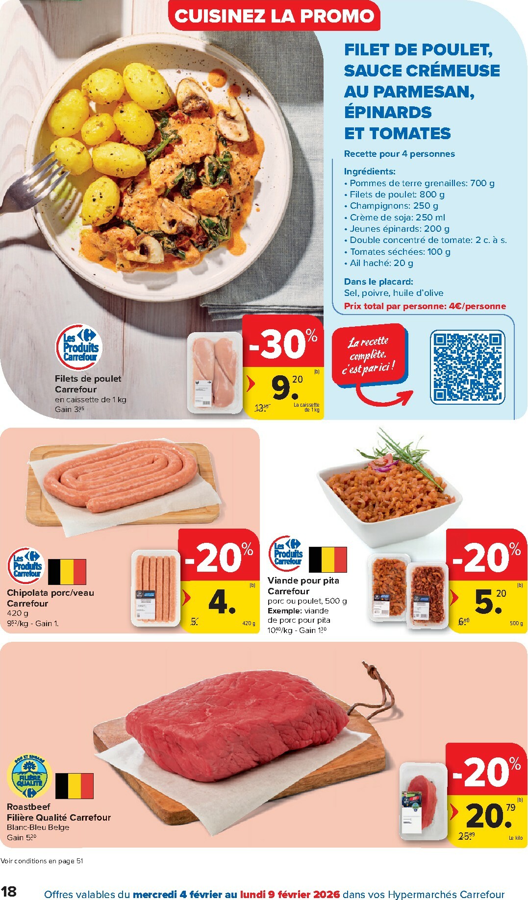 carrefour - De Carrefour Hypermarchés folder geldig vanaf 04/02/2026 t/m 16/02/2026 - page: 18