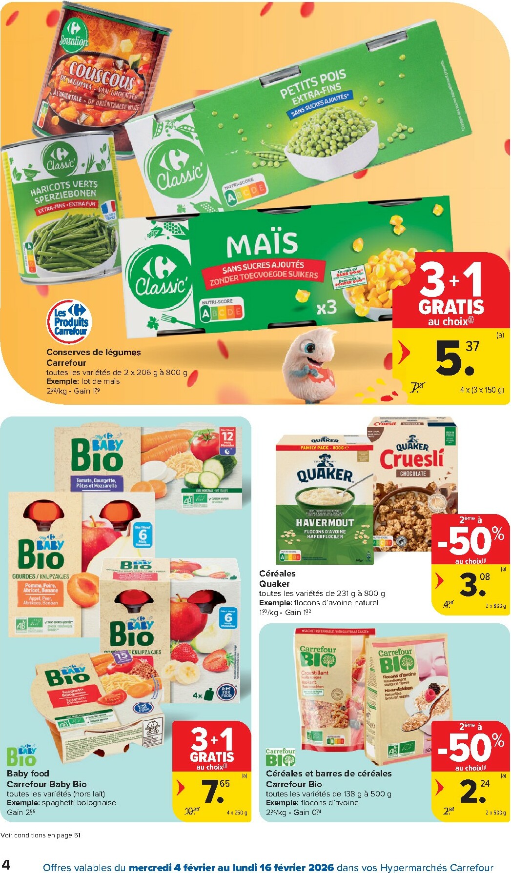 carrefour - De Carrefour Hypermarchés folder geldig vanaf 04/02/2026 t/m 16/02/2026 - page: 4