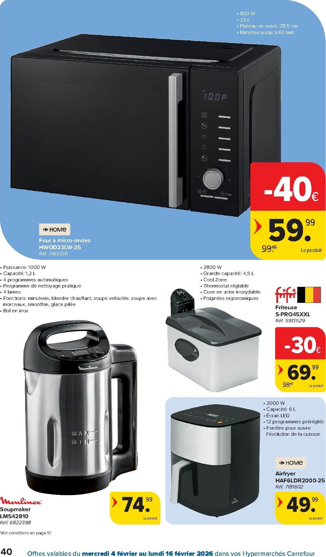 carrefour - De Carrefour Hypermarchés folder geldig vanaf 04/02/2026 t/m 16/02/2026 - page: 40