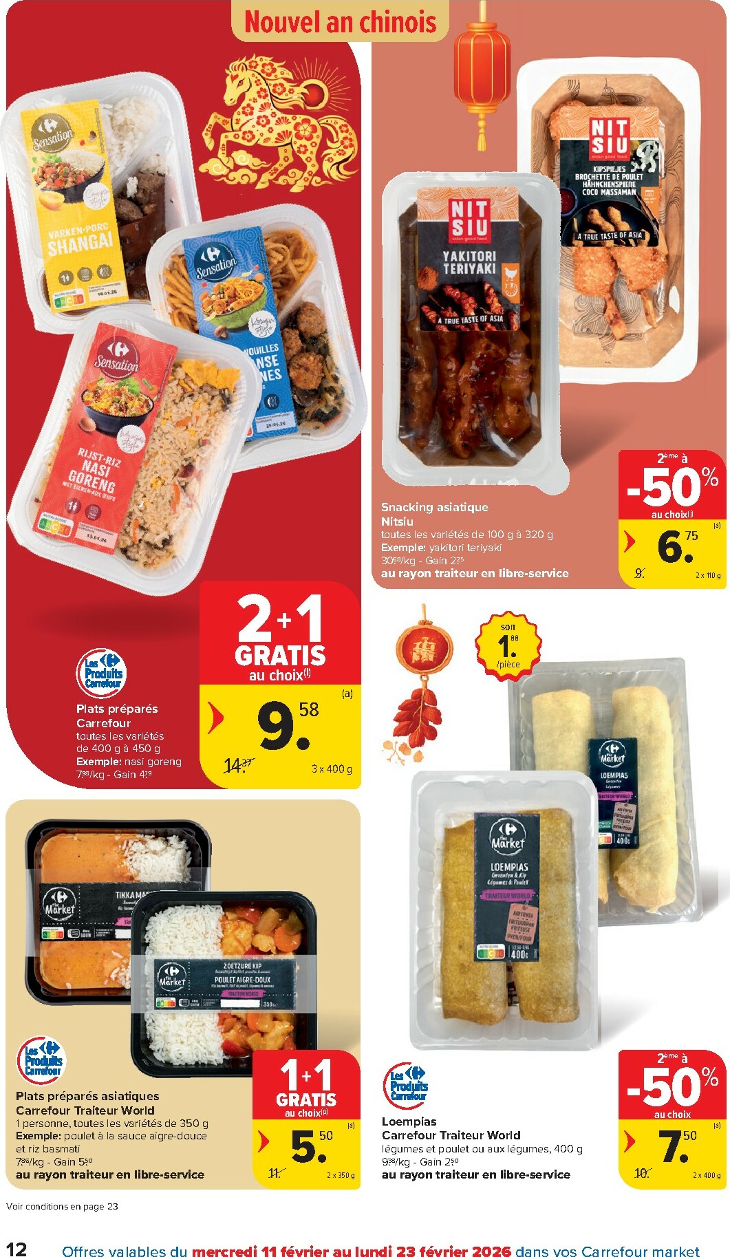 carrefour - De Carrefour Market folder geldig vanaf 11/02/2026 t/m 17/02/2026 - page: 12