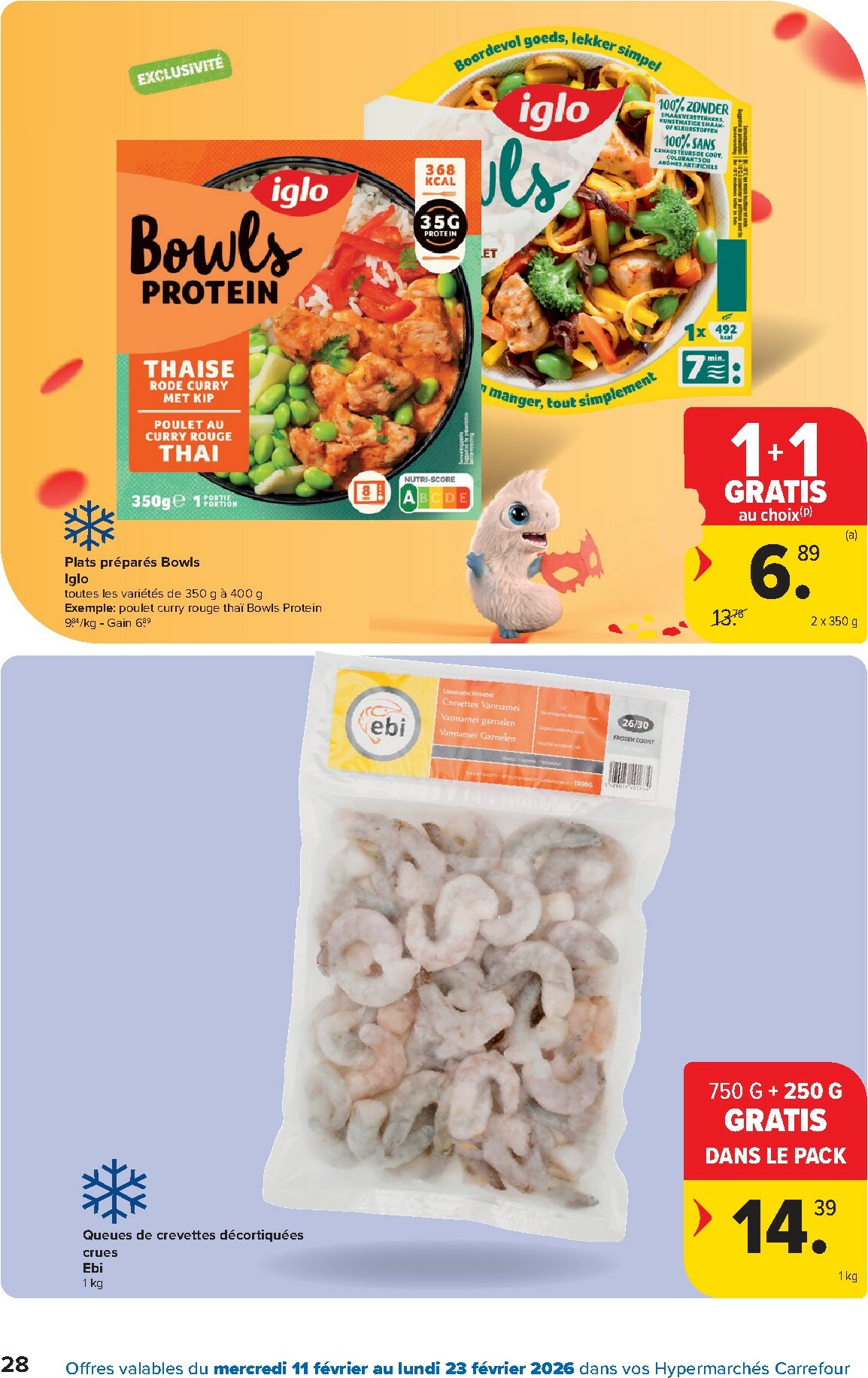 carrefour - De Carrefour Hypermarchés folder geldig vanaf 11/02/2026 t/m 23/02/2026 - page: 28