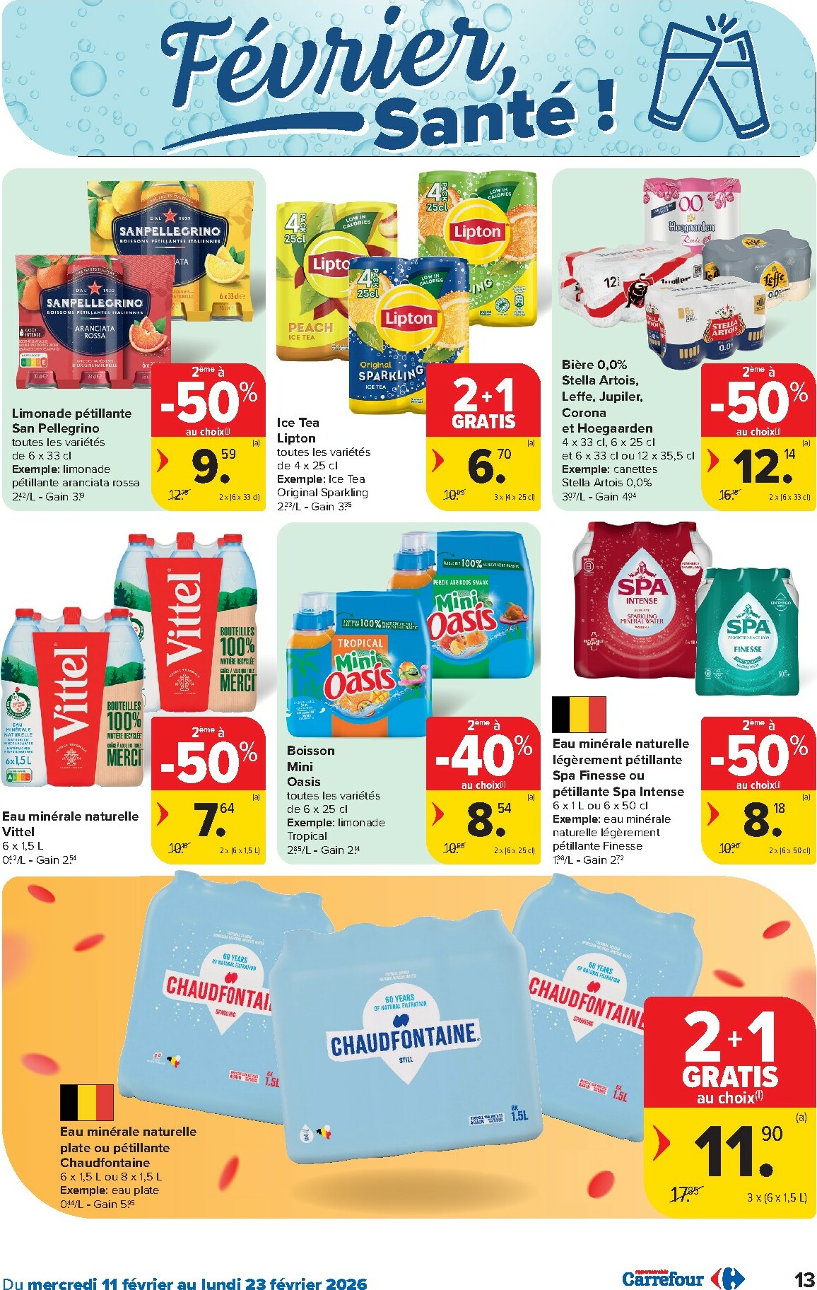 carrefour - De Carrefour Hypermarchés folder geldig vanaf 11/02/2026 t/m 23/02/2026 - page: 13