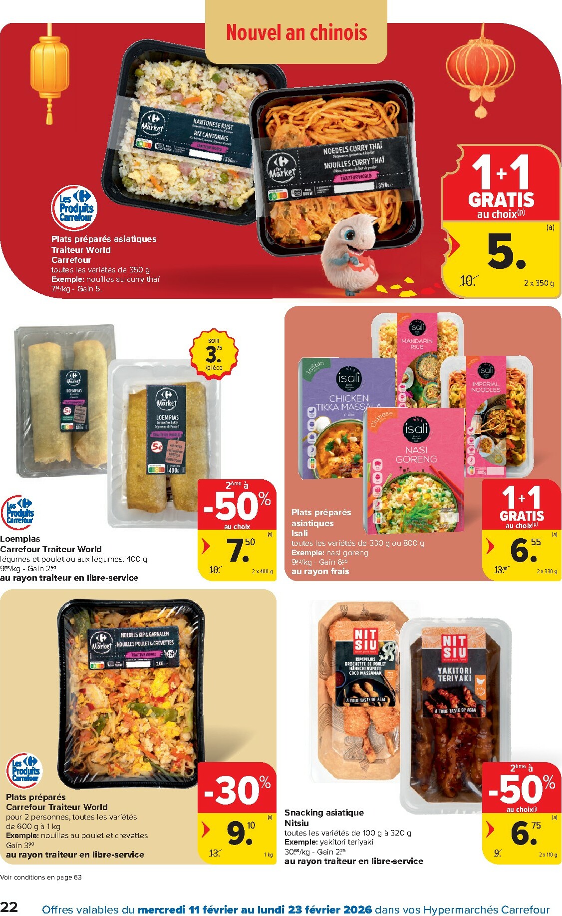 carrefour - De Carrefour Hypermarchés folder geldig vanaf 11/02/2026 t/m 23/02/2026 - page: 22