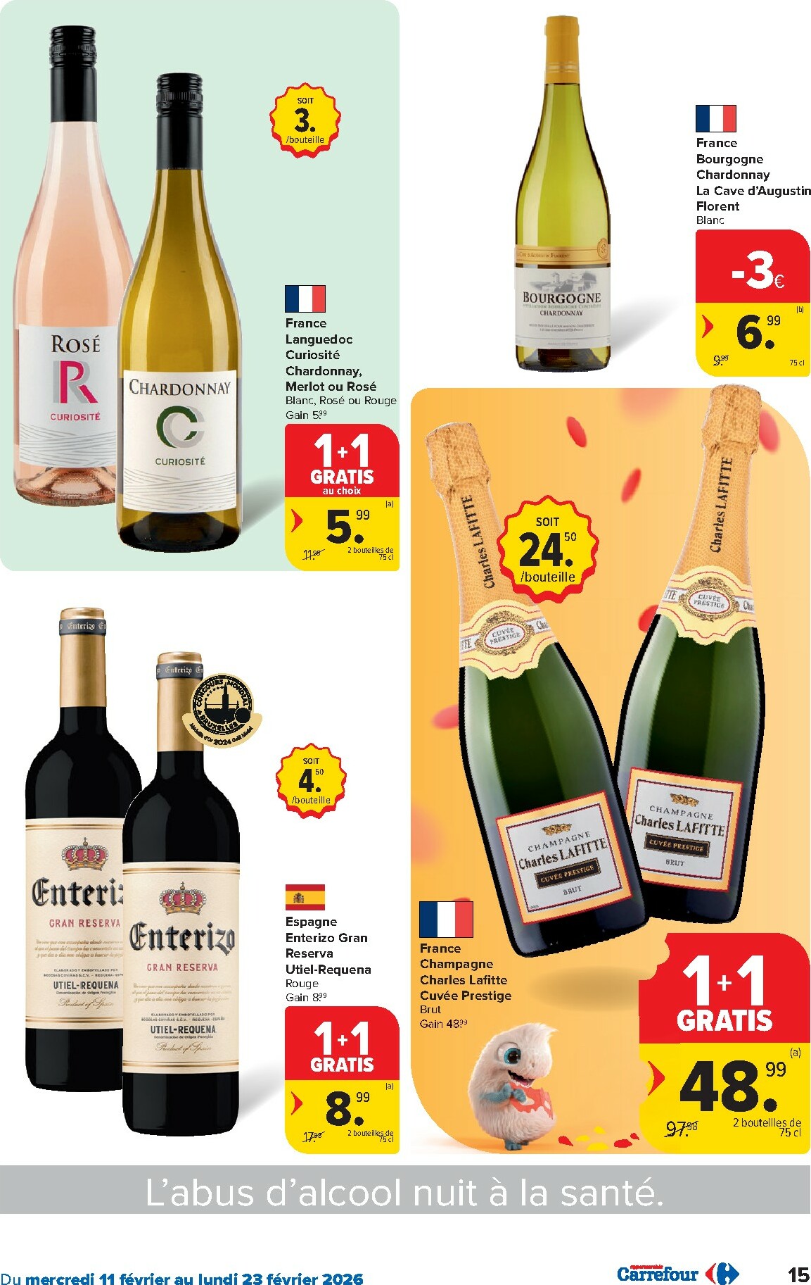 carrefour - De Carrefour Hypermarchés folder geldig vanaf 11/02/2026 t/m 23/02/2026 - page: 15
