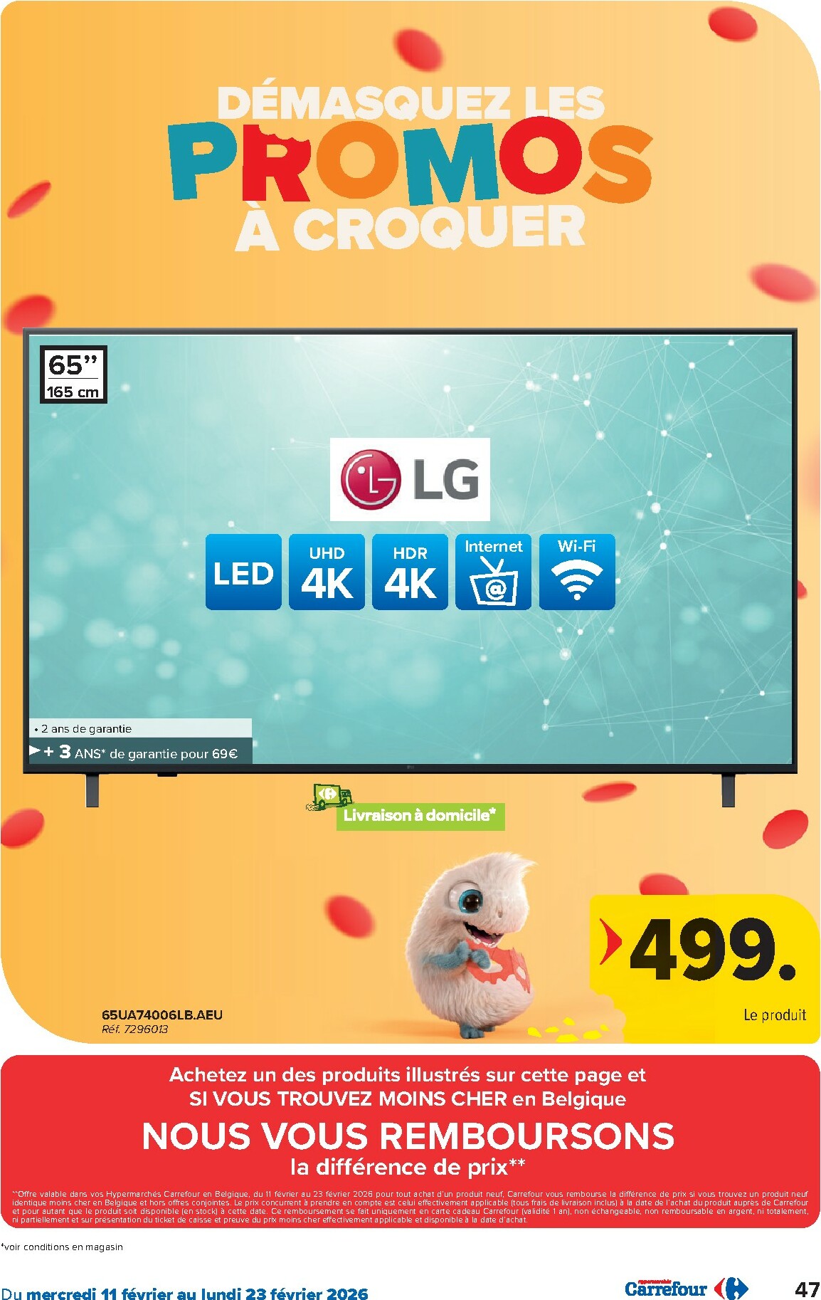 carrefour - De Carrefour Hypermarchés folder geldig vanaf 11/02/2026 t/m 23/02/2026 - page: 47
