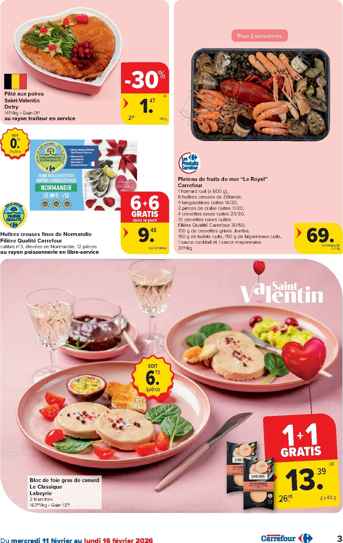 carrefour - De Carrefour Hypermarchés folder geldig vanaf 11/02/2026 t/m 23/02/2026 - page: 3