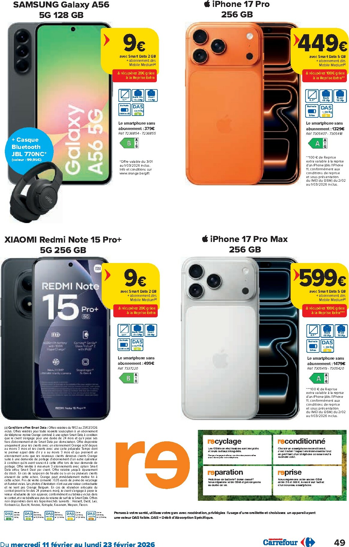 carrefour - De Carrefour Hypermarchés folder geldig vanaf 11/02/2026 t/m 23/02/2026 - page: 49