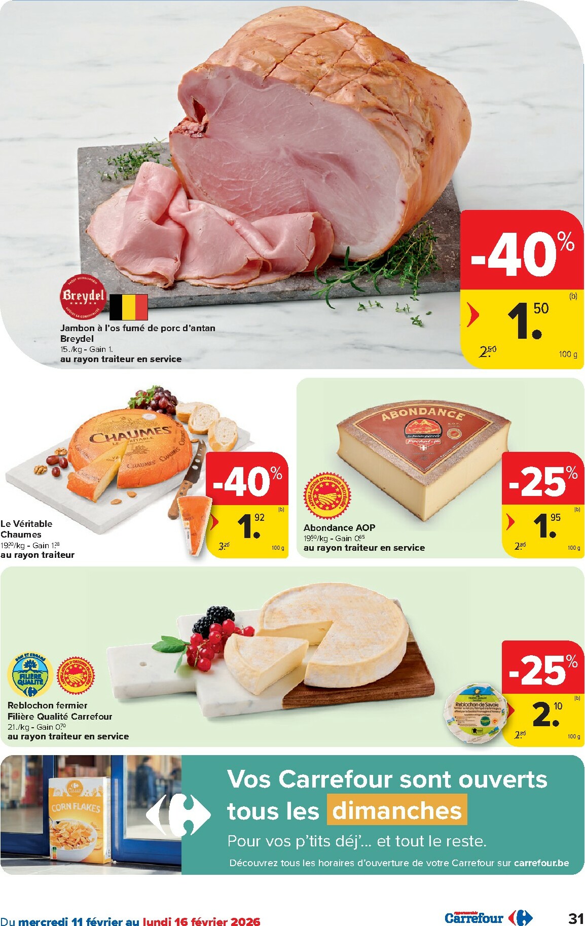 carrefour - De Carrefour Hypermarchés folder geldig vanaf 11/02/2026 t/m 23/02/2026 - page: 31