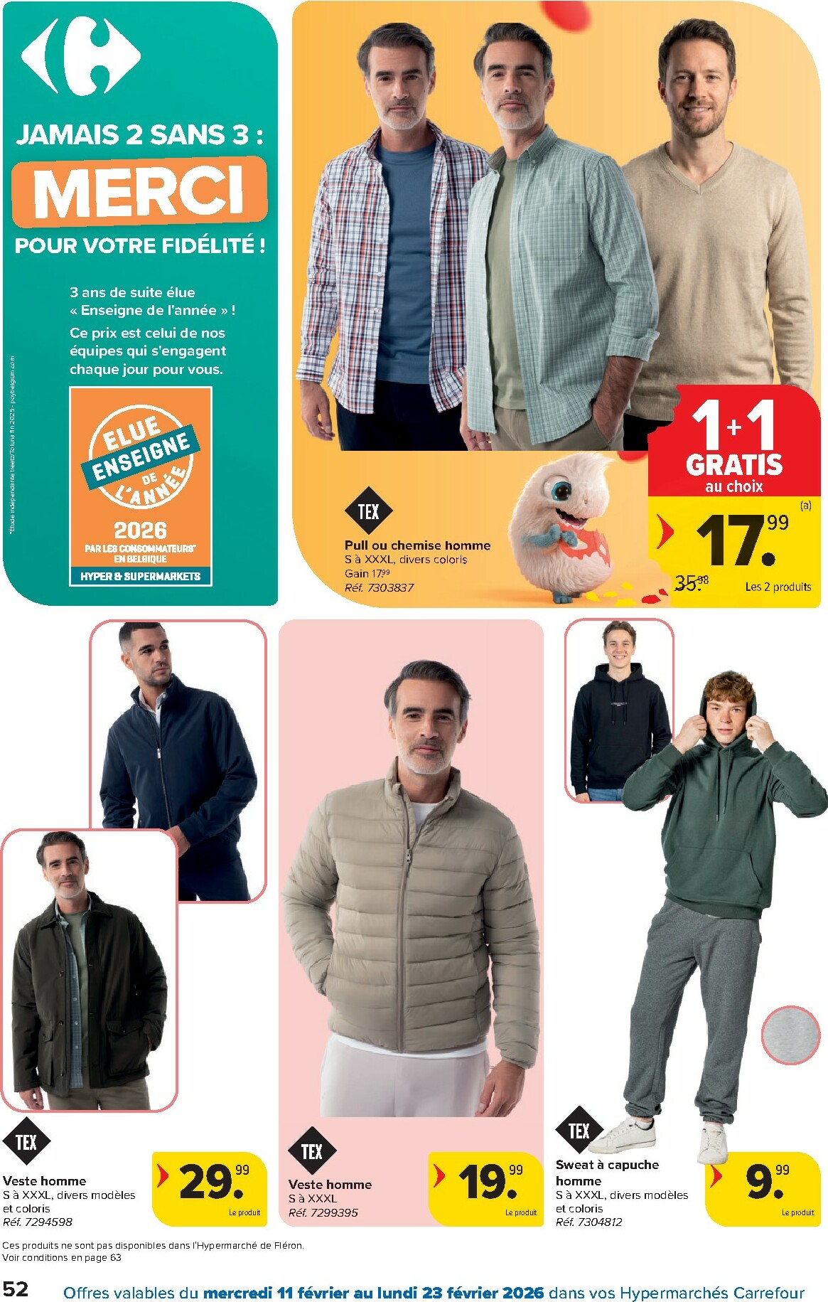 carrefour - De Carrefour Hypermarchés folder geldig vanaf 11/02/2026 t/m 23/02/2026 - page: 52