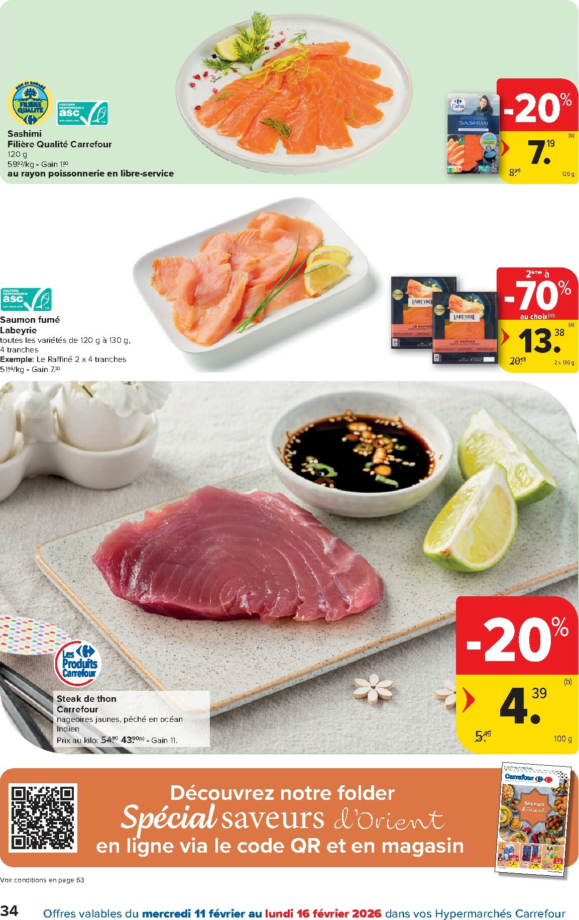 carrefour - De Carrefour Hypermarchés folder geldig vanaf 11/02/2026 t/m 23/02/2026 - page: 34