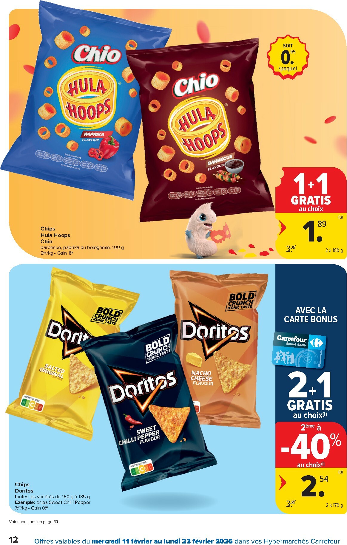 carrefour - De Carrefour Hypermarchés folder geldig vanaf 11/02/2026 t/m 23/02/2026 - page: 12