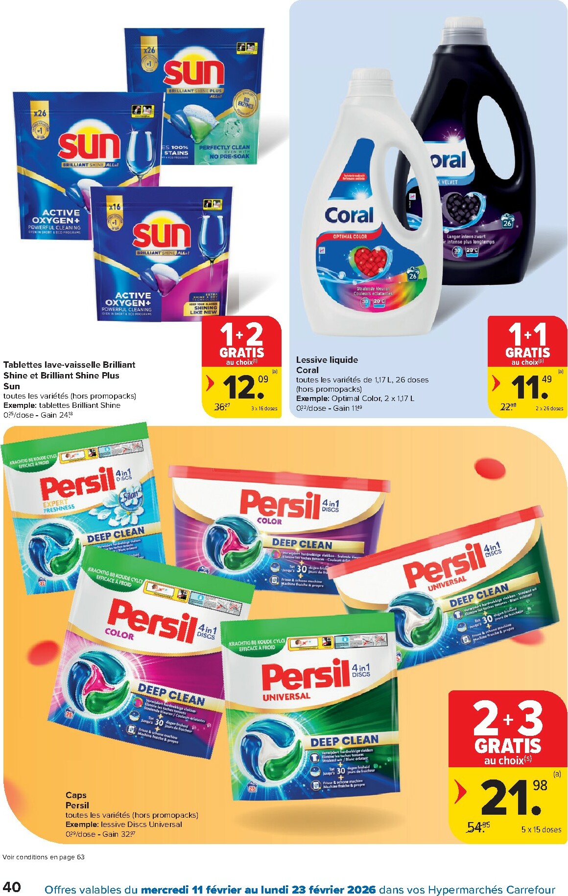 carrefour - De Carrefour Hypermarchés folder geldig vanaf 11/02/2026 t/m 23/02/2026 - page: 40