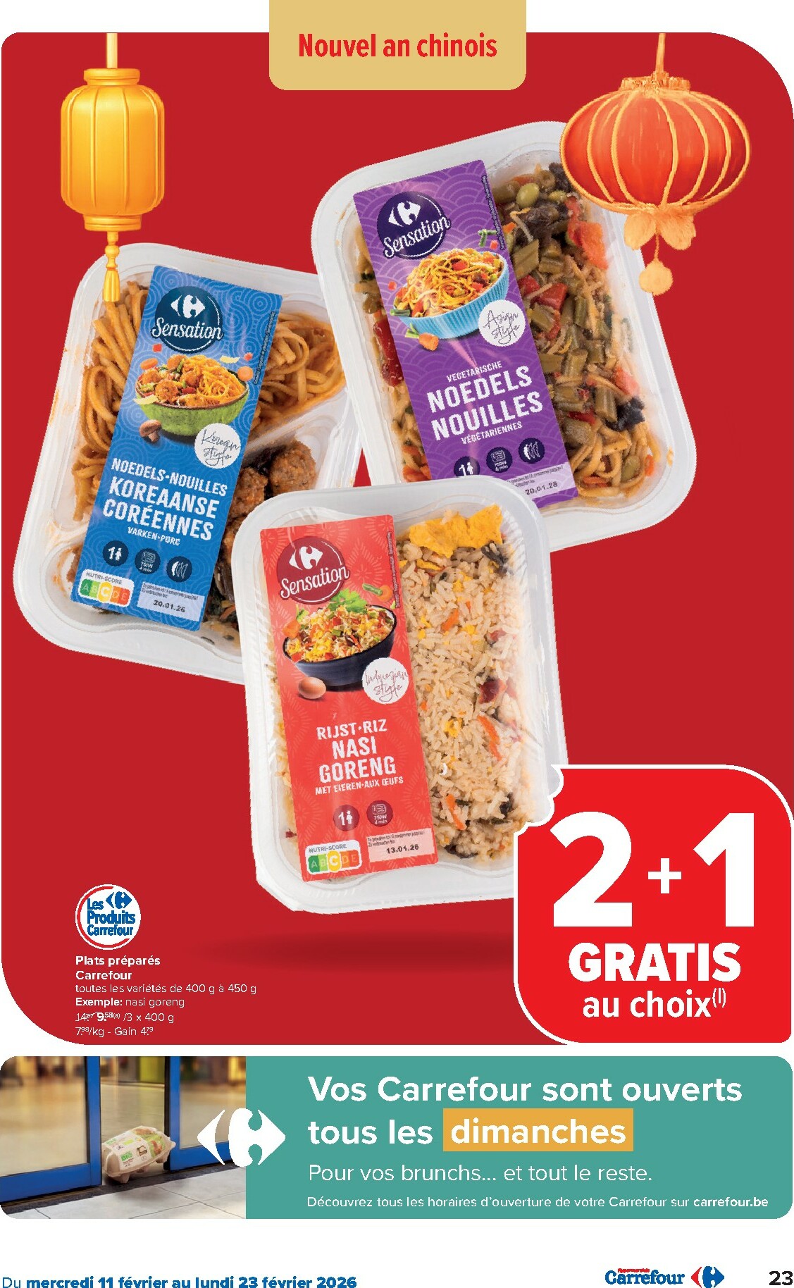 carrefour - De Carrefour Hypermarchés folder geldig vanaf 11/02/2026 t/m 23/02/2026 - page: 23