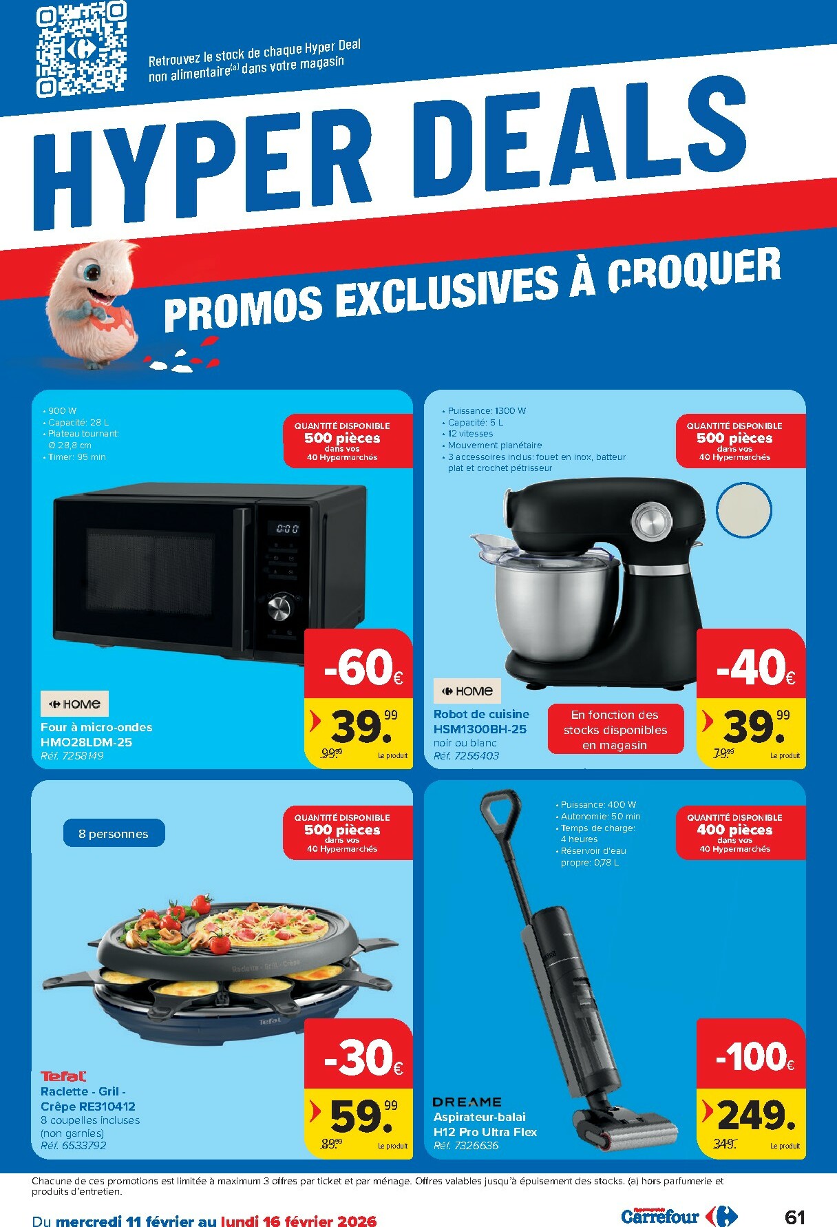carrefour - De Carrefour Hypermarchés folder geldig vanaf 11/02/2026 t/m 23/02/2026 - page: 61