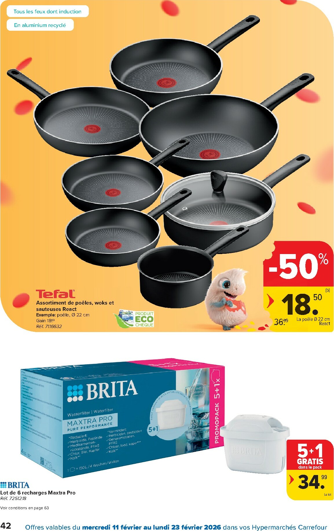 carrefour - De Carrefour Hypermarchés folder geldig vanaf 11/02/2026 t/m 23/02/2026 - page: 42