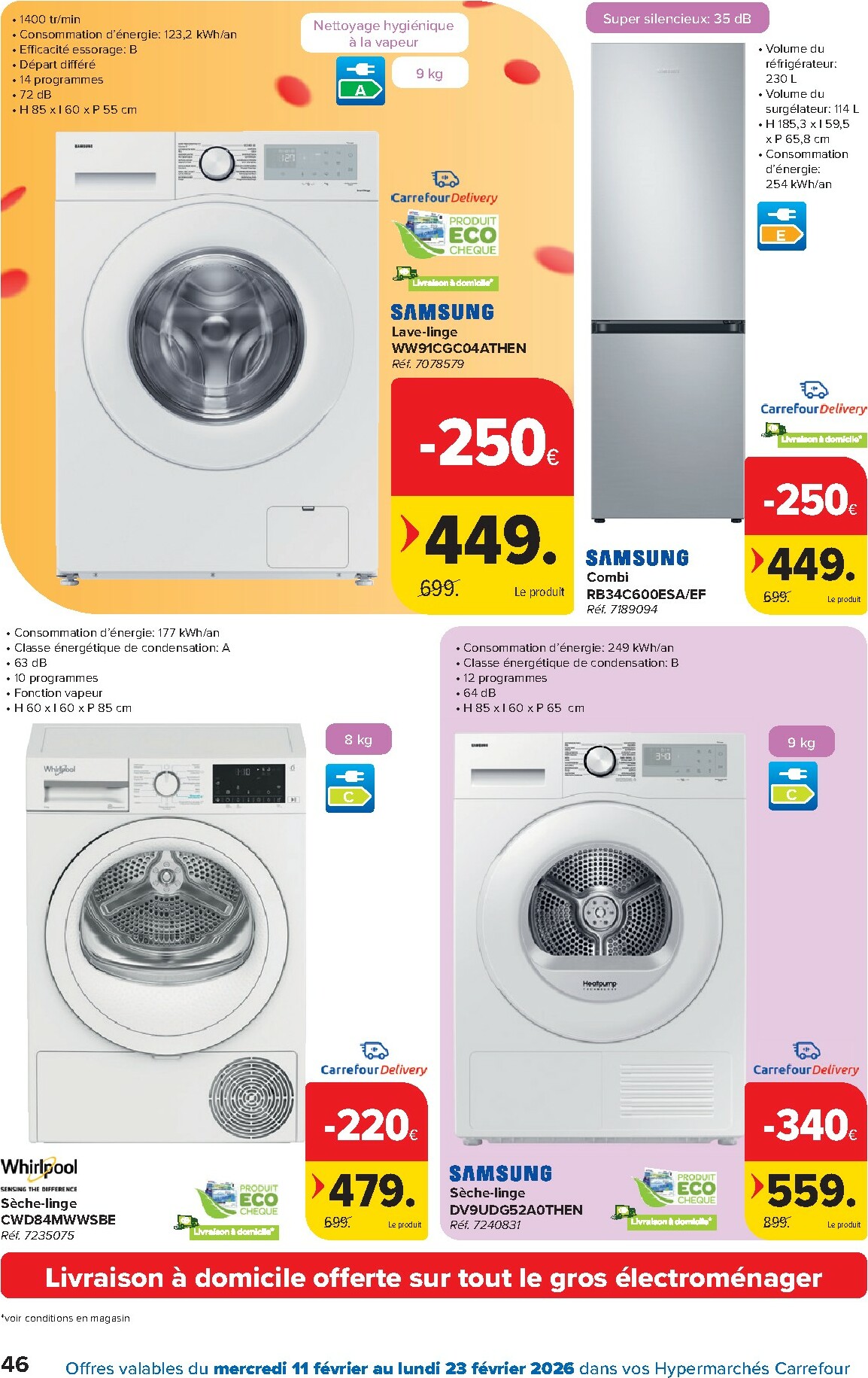 carrefour - De Carrefour Hypermarchés folder geldig vanaf 11/02/2026 t/m 23/02/2026 - page: 46