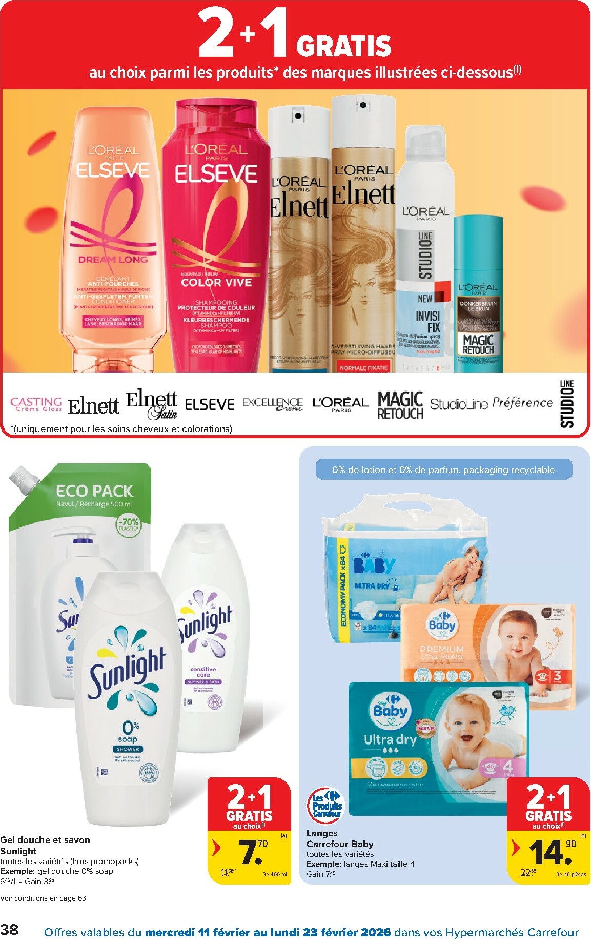 carrefour - De Carrefour Hypermarchés folder geldig vanaf 11/02/2026 t/m 23/02/2026 - page: 38