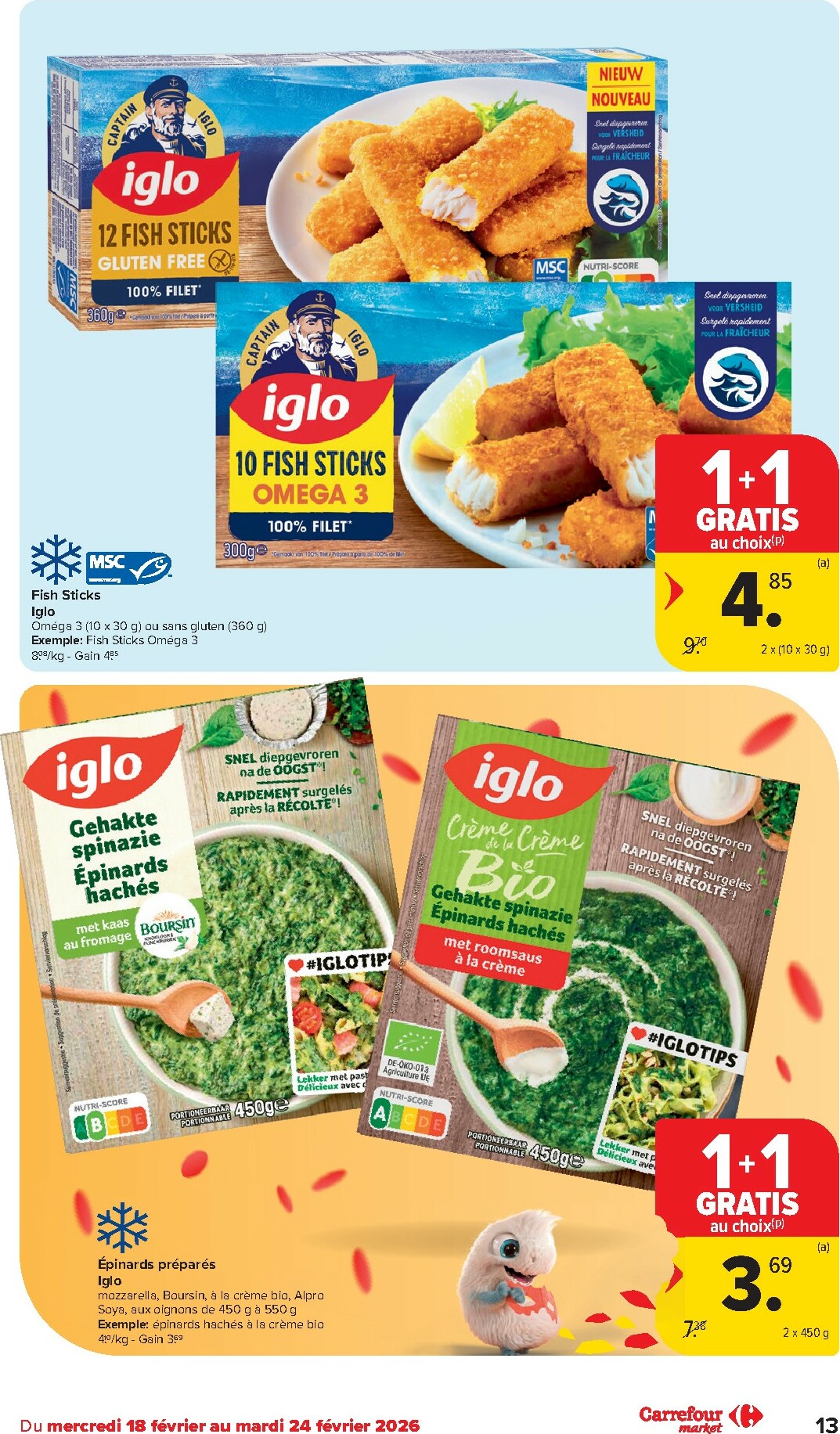 carrefour - De Carrefour Market folder geldig vanaf 18/02/2026 t/m 24/02/2026 - page: 13