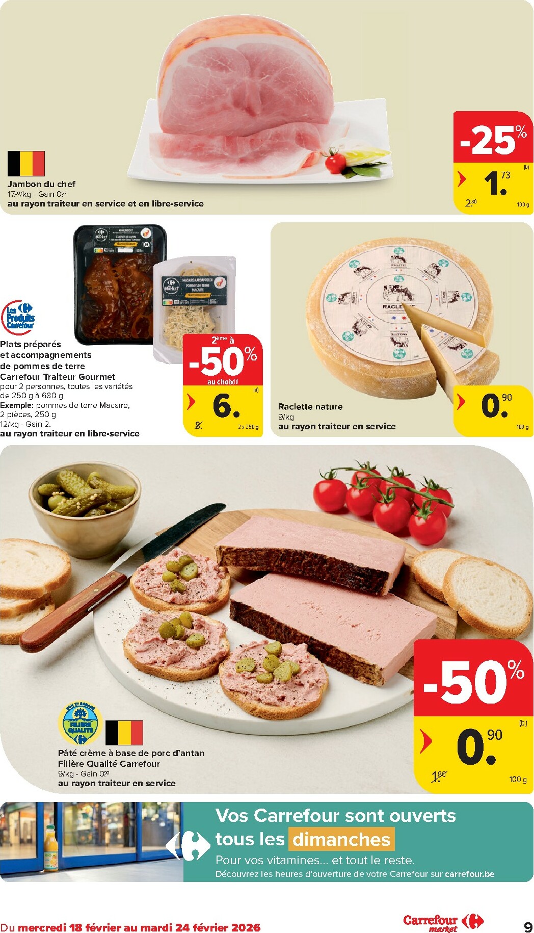 carrefour - De Carrefour Market folder geldig vanaf 18/02/2026 t/m 24/02/2026 - page: 9