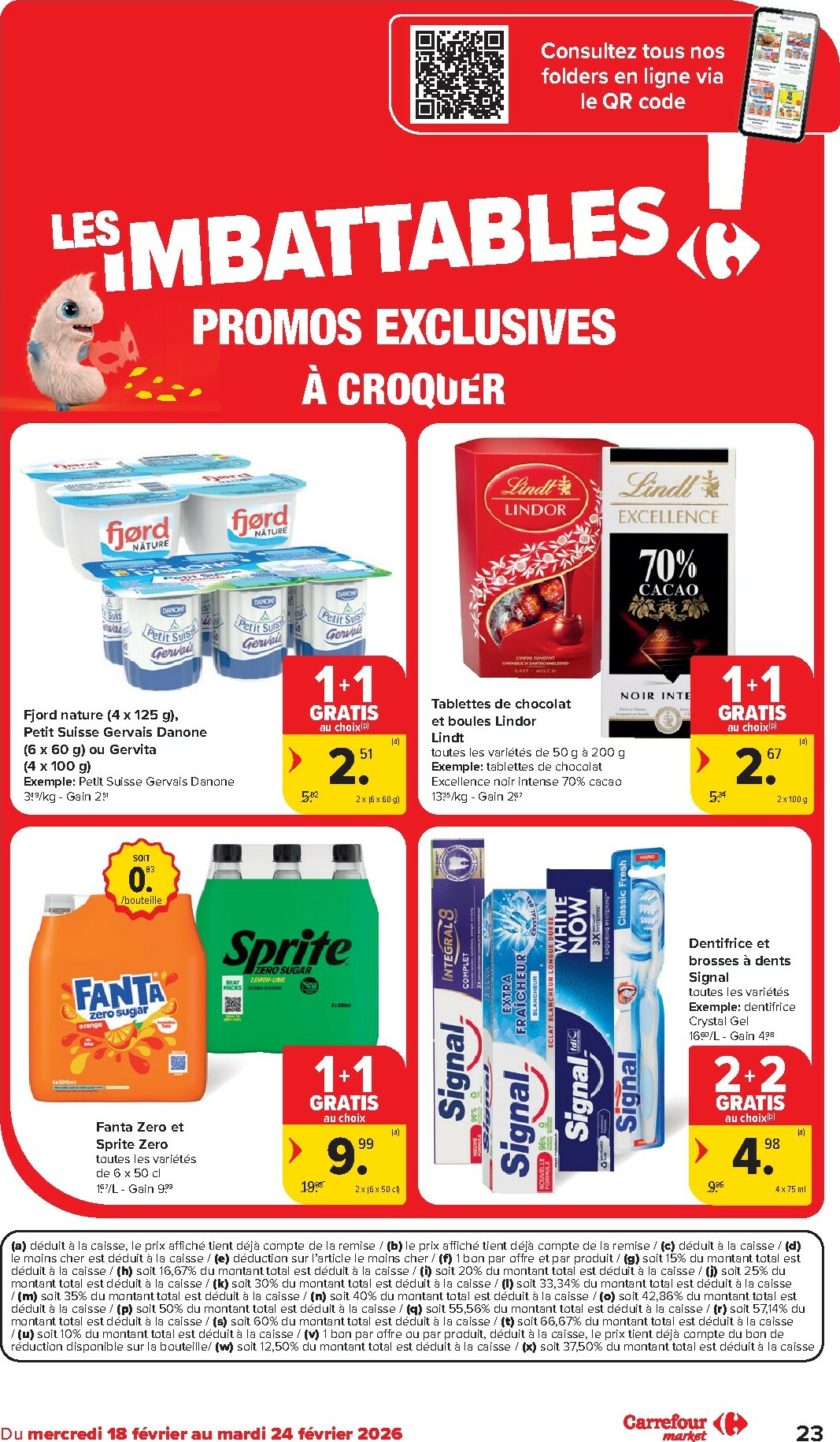carrefour - De Carrefour Market folder geldig vanaf 18/02/2026 t/m 24/02/2026 - page: 23