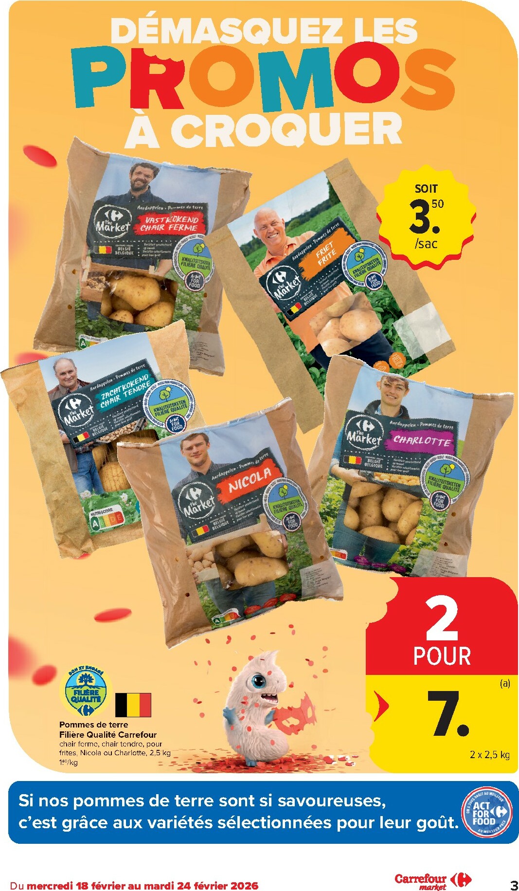 carrefour - De Carrefour Market folder geldig vanaf 18/02/2026 t/m 24/02/2026 - page: 3
