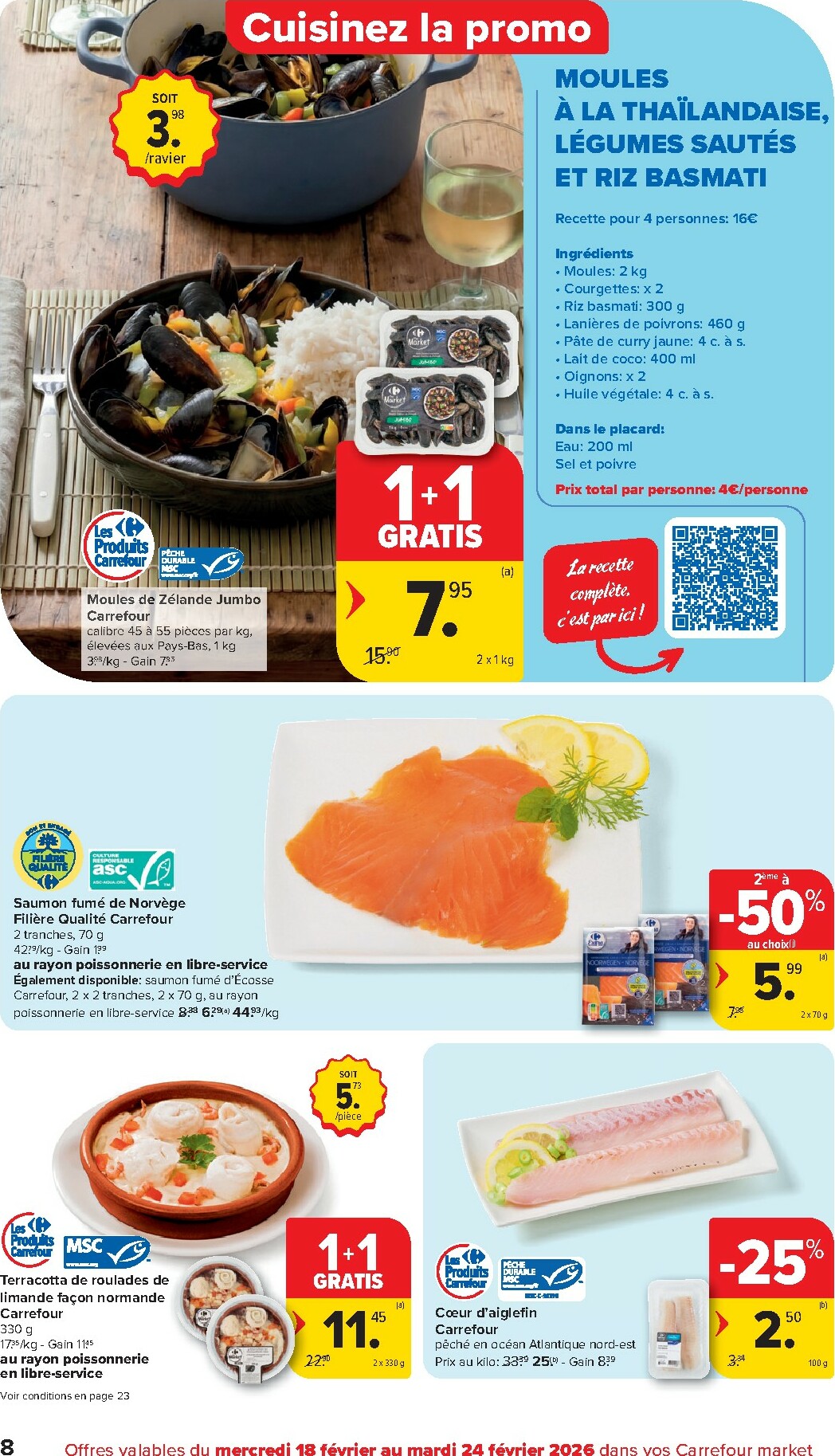 carrefour - De Carrefour Market folder geldig vanaf 18/02/2026 t/m 24/02/2026 - page: 8