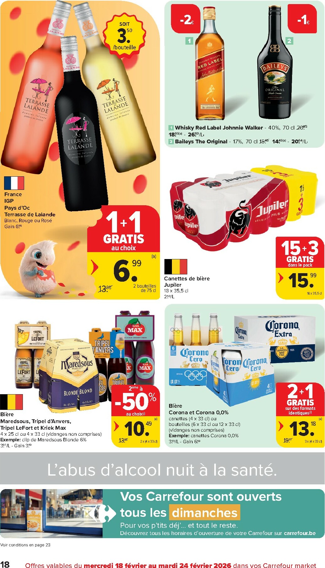 carrefour - De Carrefour Market folder geldig vanaf 18/02/2026 t/m 24/02/2026 - page: 18
