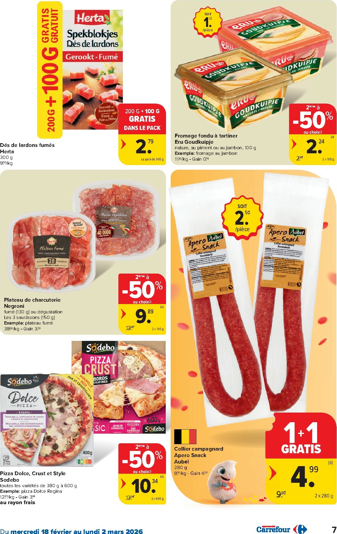 carrefour - De Carrefour Hypermarchés folder geldig vanaf 18/02/2026 t/m 02/03/2026 - page: 7