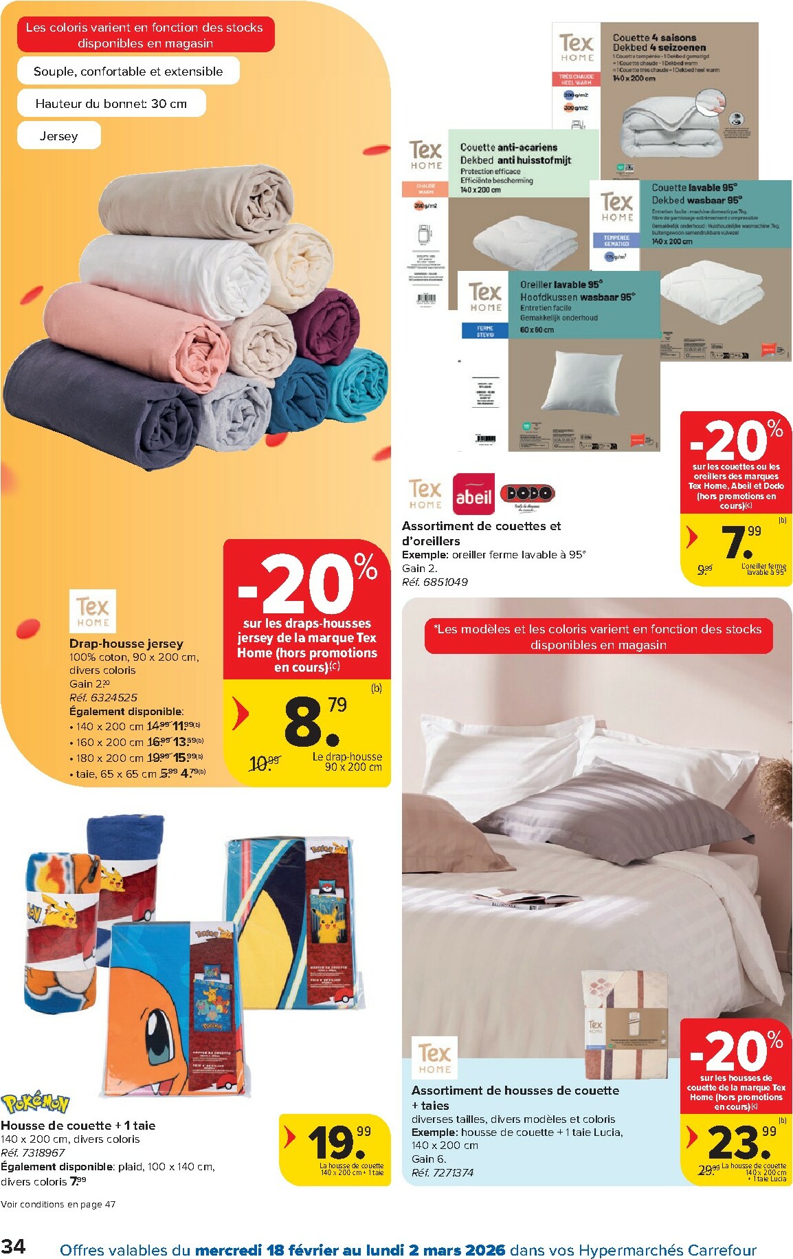 carrefour - De Carrefour Hypermarchés folder geldig vanaf 18/02/2026 t/m 02/03/2026 - page: 34