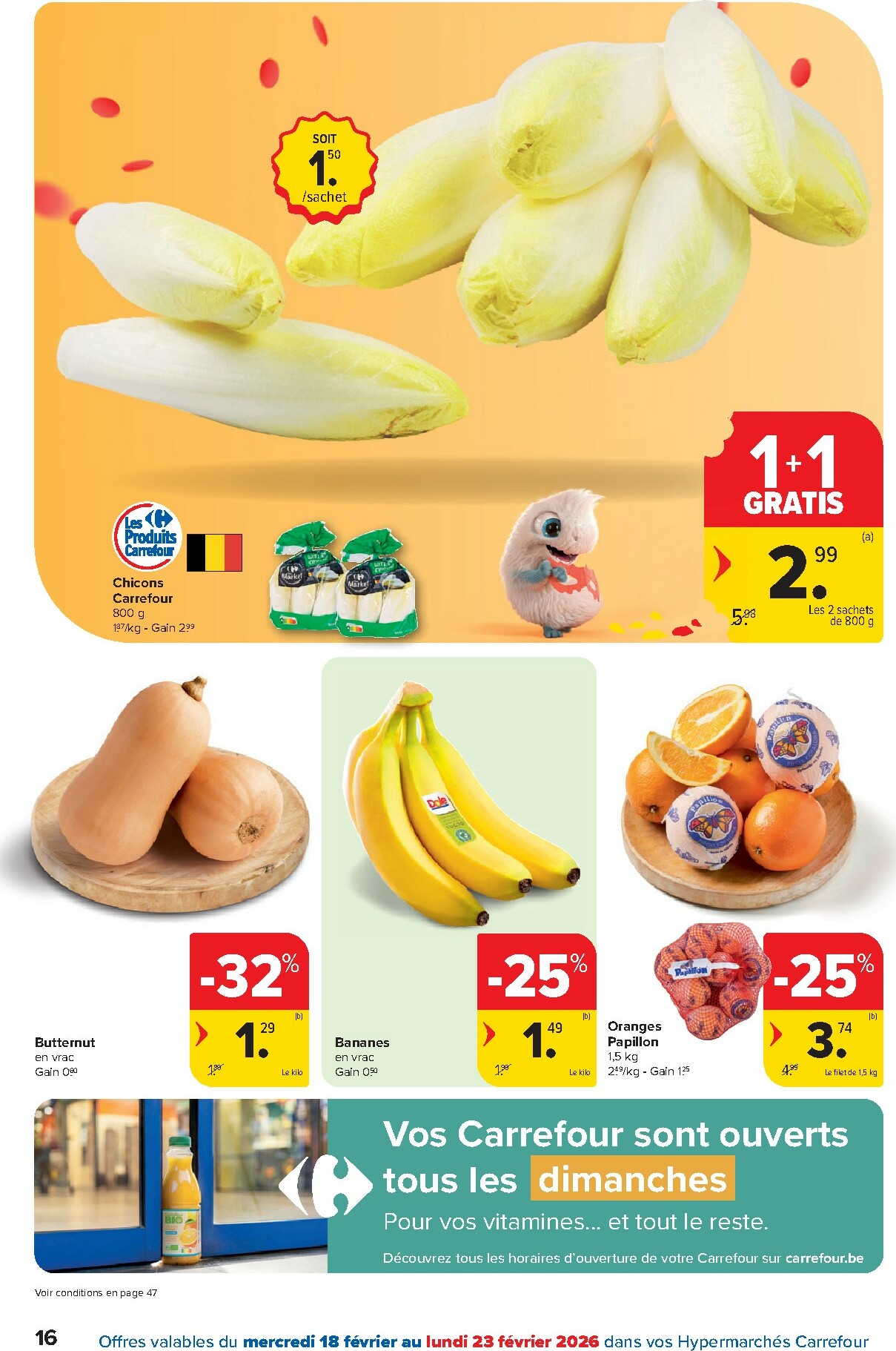 carrefour - De Carrefour Hypermarchés folder geldig vanaf 18/02/2026 t/m 02/03/2026 - page: 16
