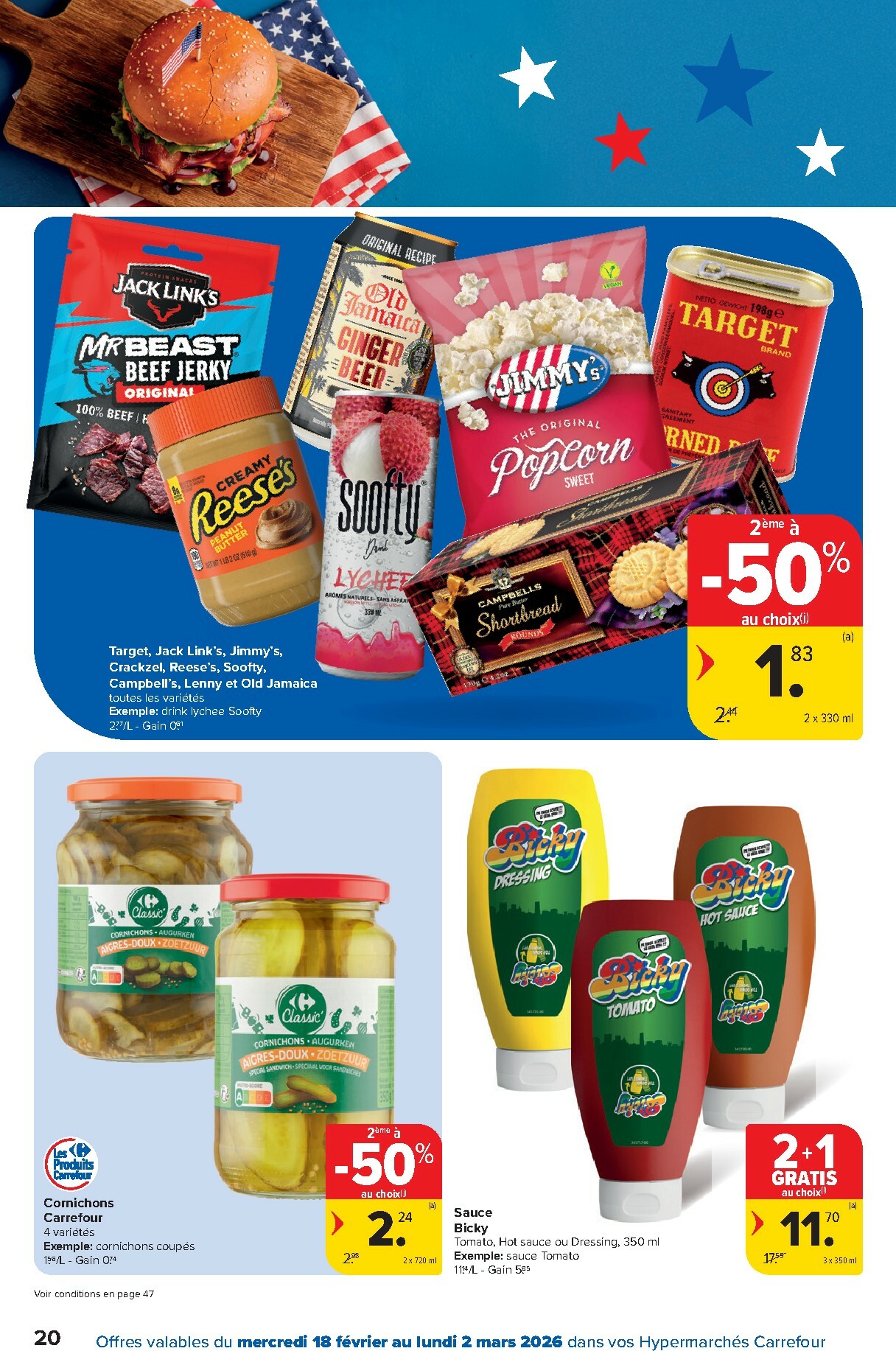 carrefour - De Carrefour Hypermarchés folder geldig vanaf 18/02/2026 t/m 02/03/2026 - page: 20