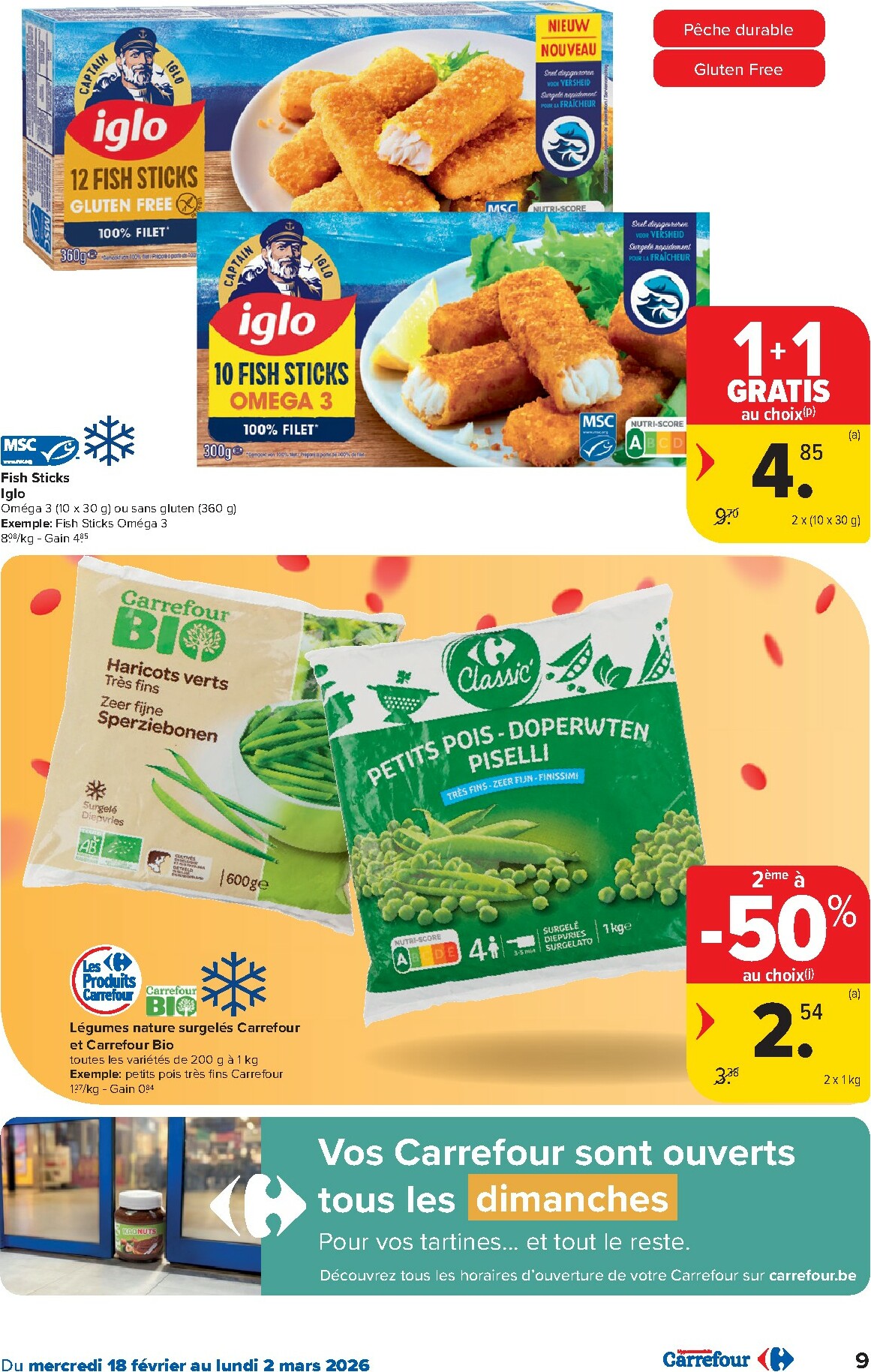 carrefour - De Carrefour Hypermarchés folder geldig vanaf 18/02/2026 t/m 02/03/2026 - page: 9