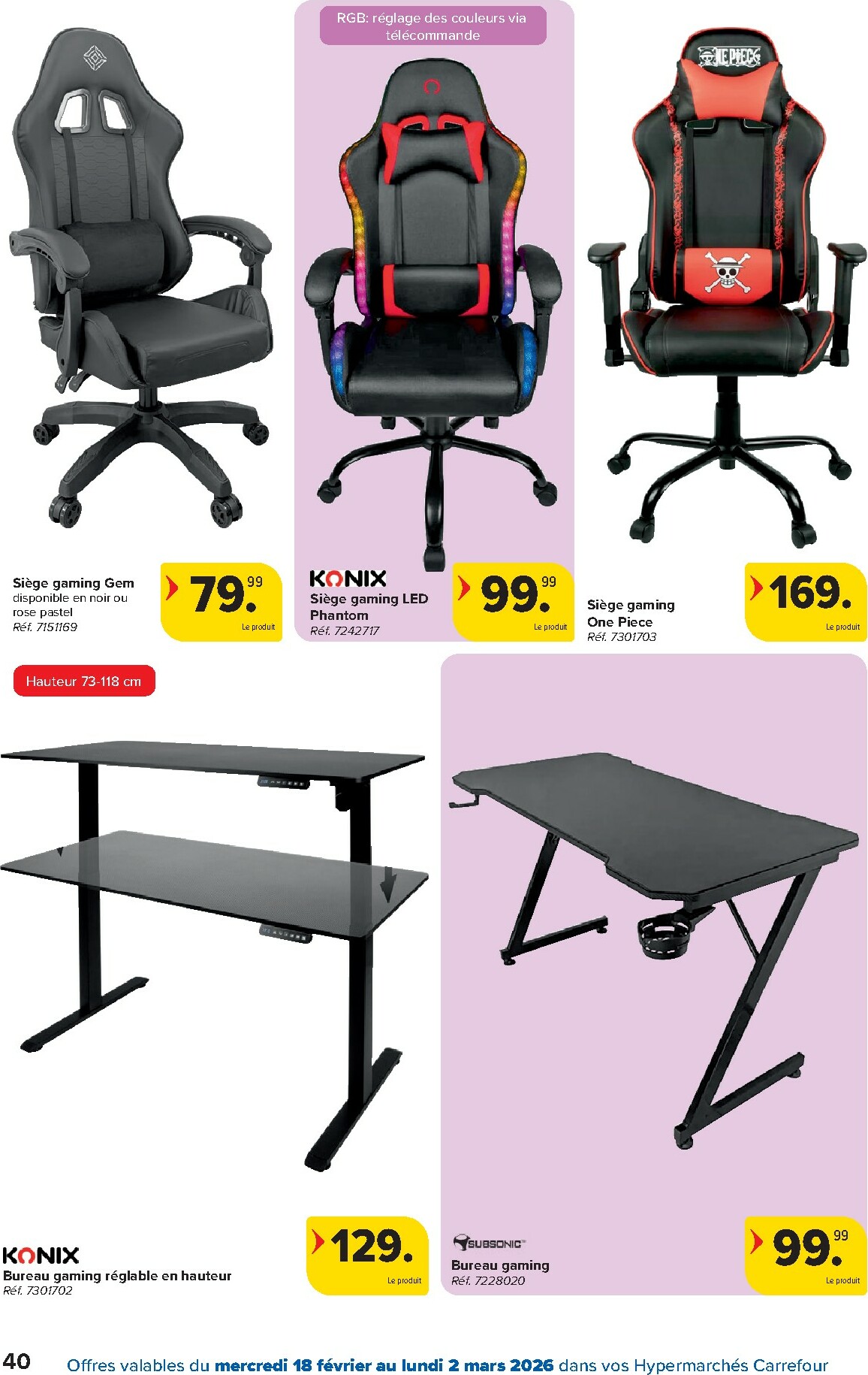 carrefour - De Carrefour Hypermarchés folder geldig vanaf 18/02/2026 t/m 02/03/2026 - page: 40