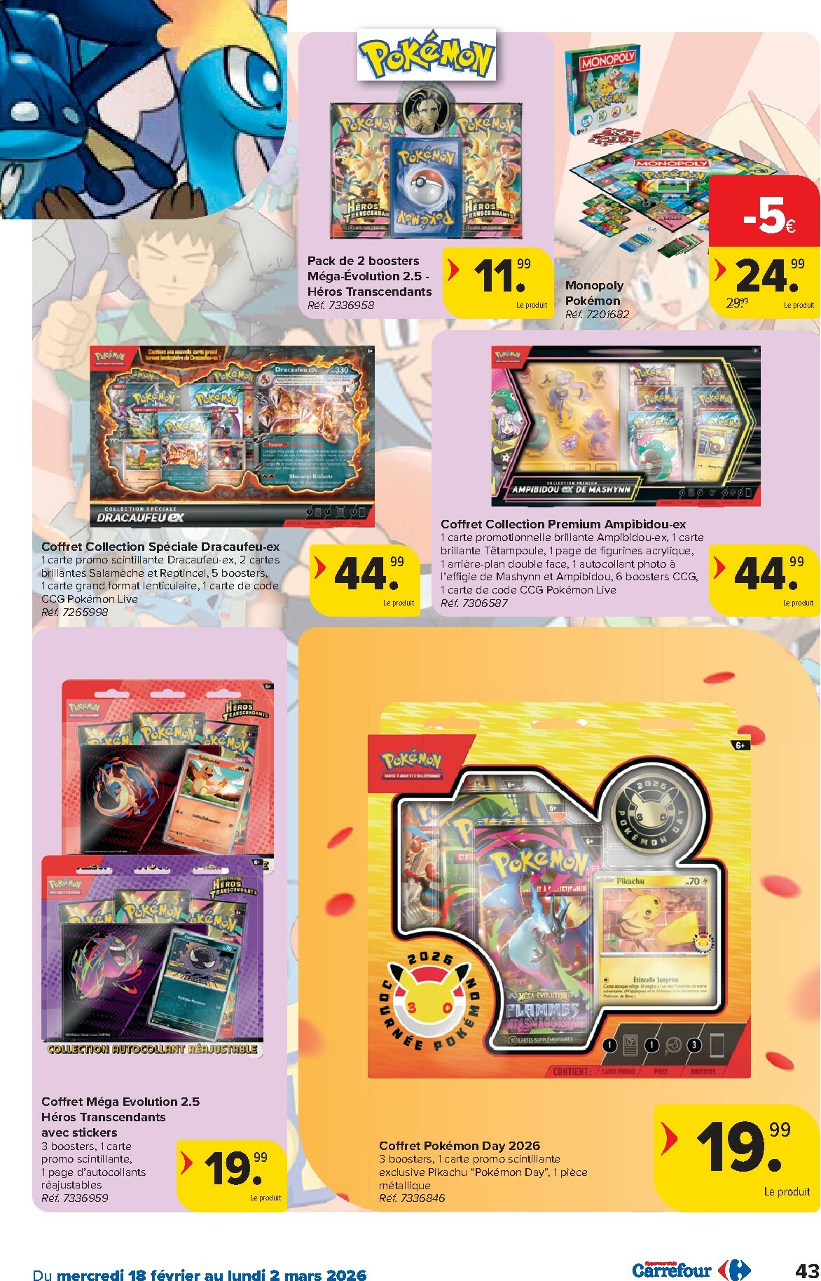 carrefour - De Carrefour Hypermarchés folder geldig vanaf 18/02/2026 t/m 02/03/2026 - page: 43