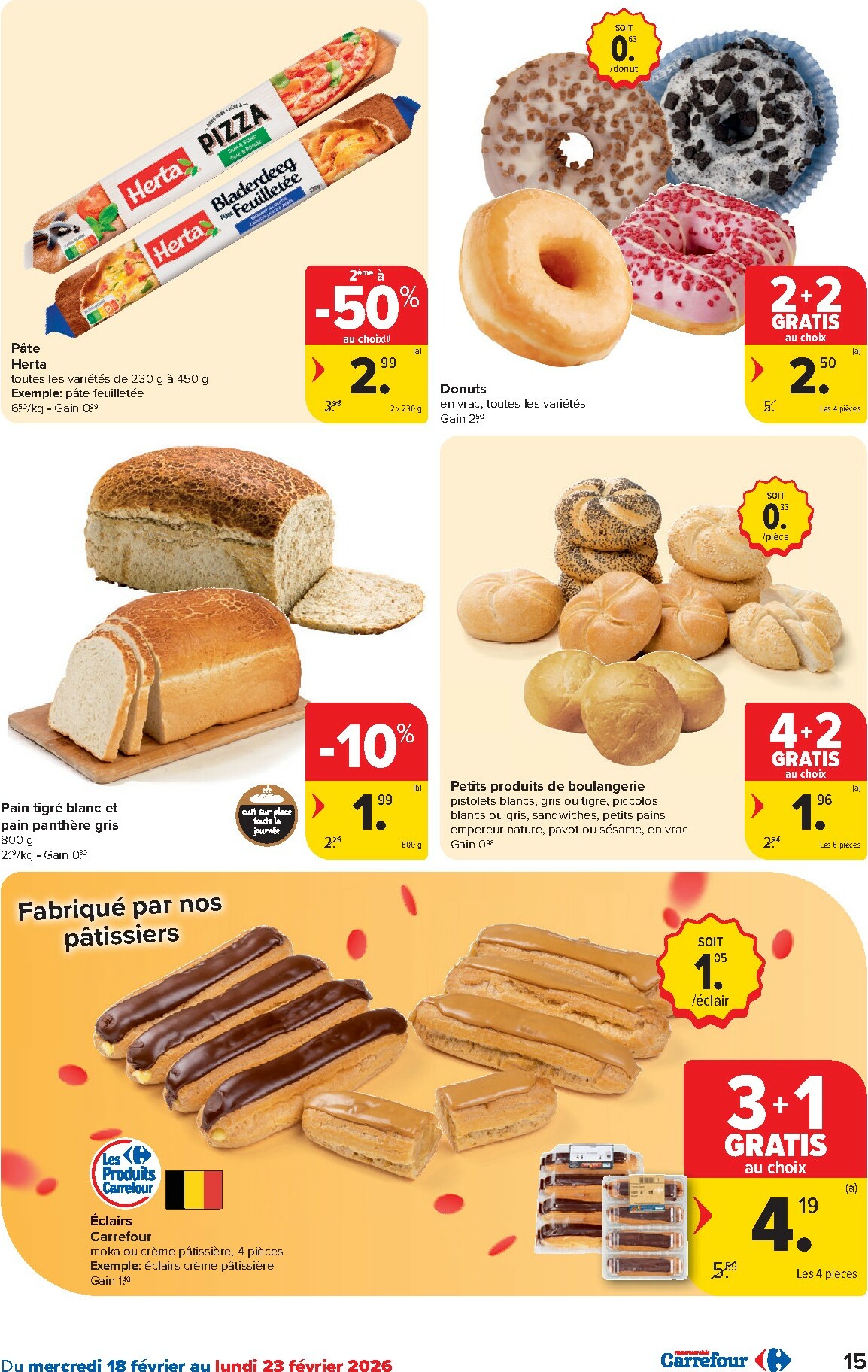carrefour - De Carrefour Hypermarchés folder geldig vanaf 18/02/2026 t/m 02/03/2026 - page: 15