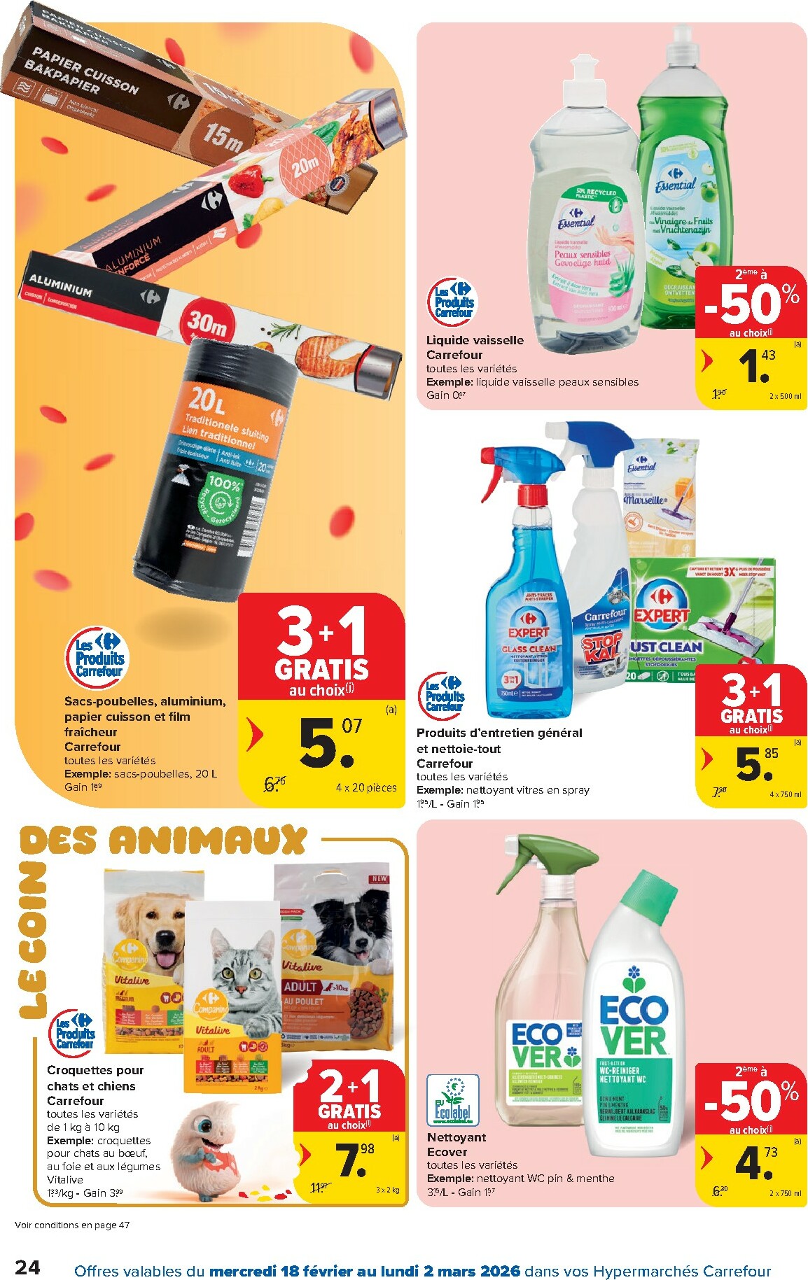 carrefour - De Carrefour Hypermarchés folder geldig vanaf 18/02/2026 t/m 02/03/2026 - page: 24