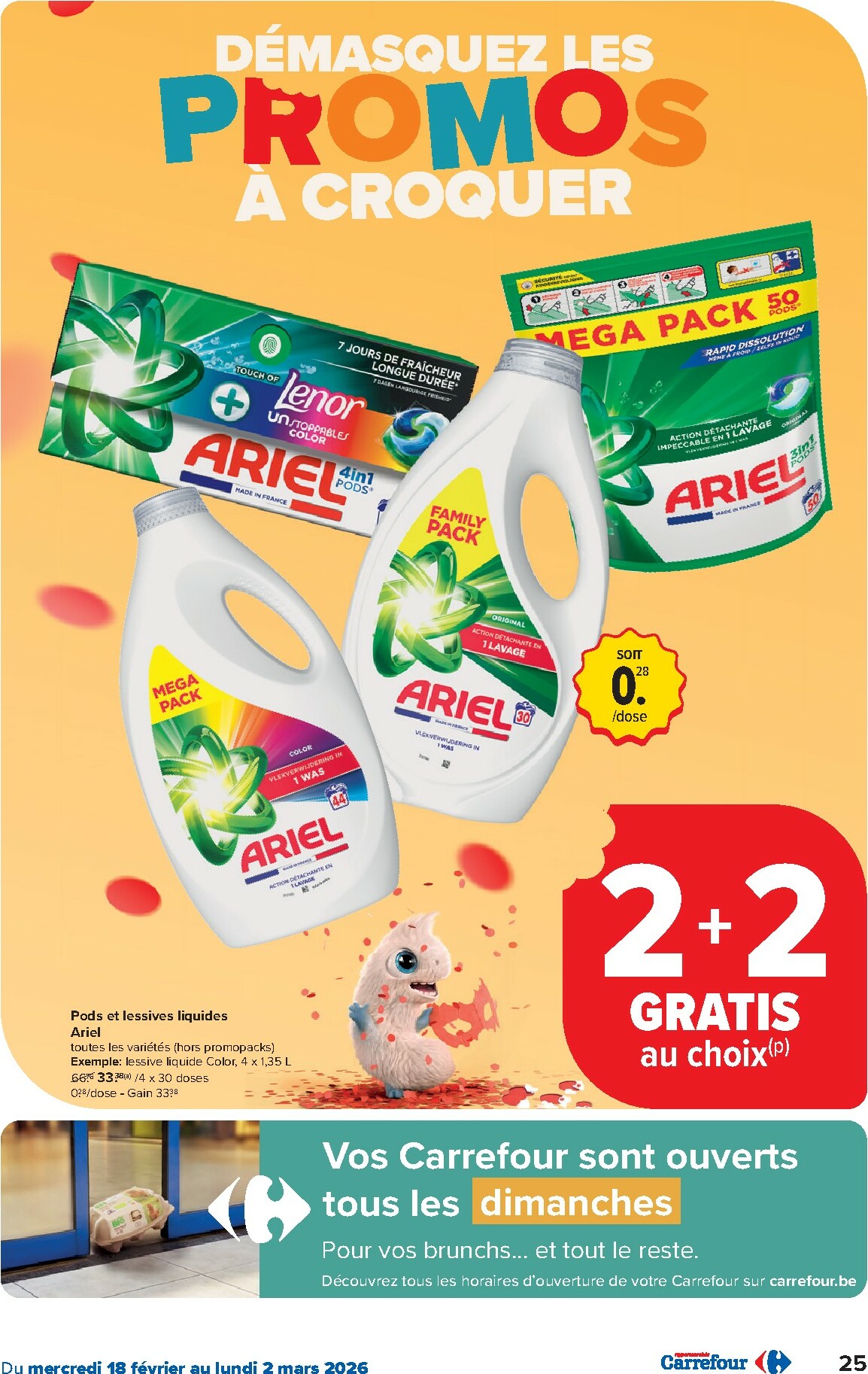 carrefour - De Carrefour Hypermarchés folder geldig vanaf 18/02/2026 t/m 02/03/2026 - page: 25