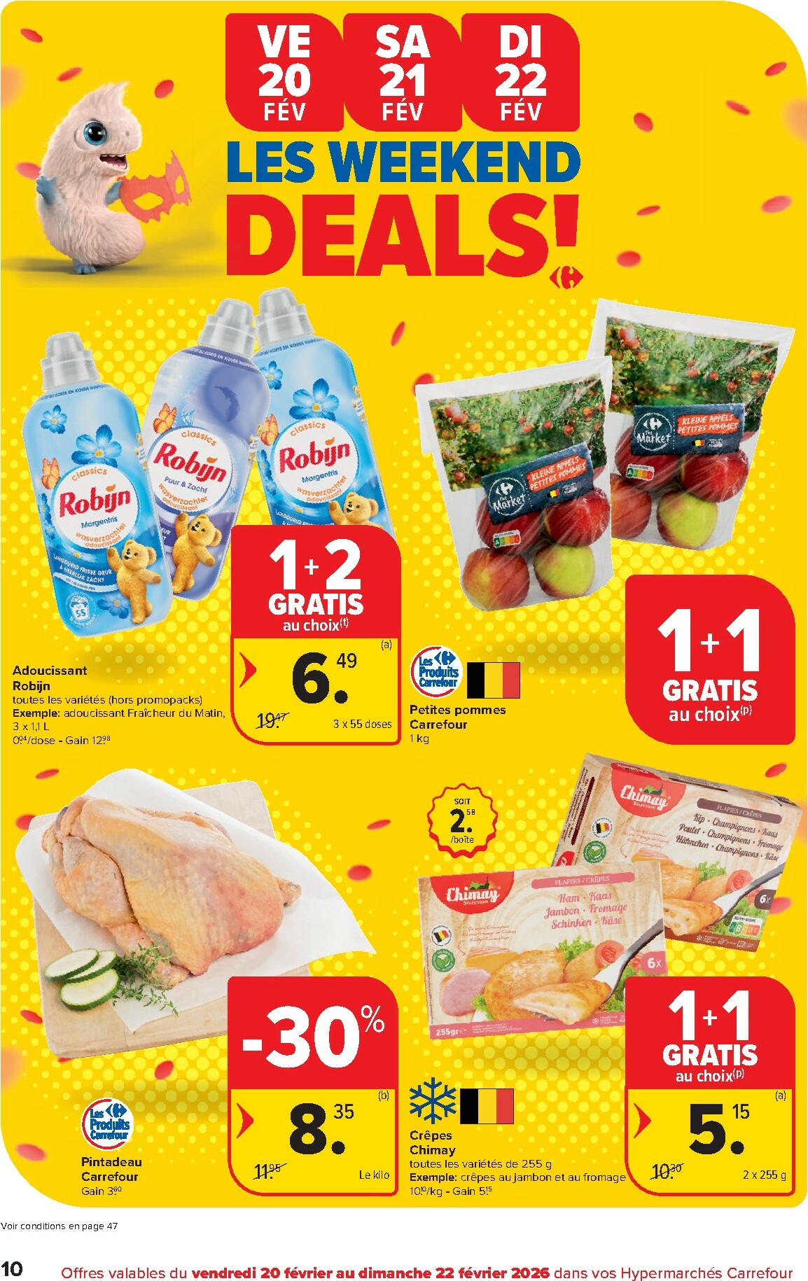 carrefour - De Carrefour Hypermarchés folder geldig vanaf 18/02/2026 t/m 02/03/2026 - page: 10