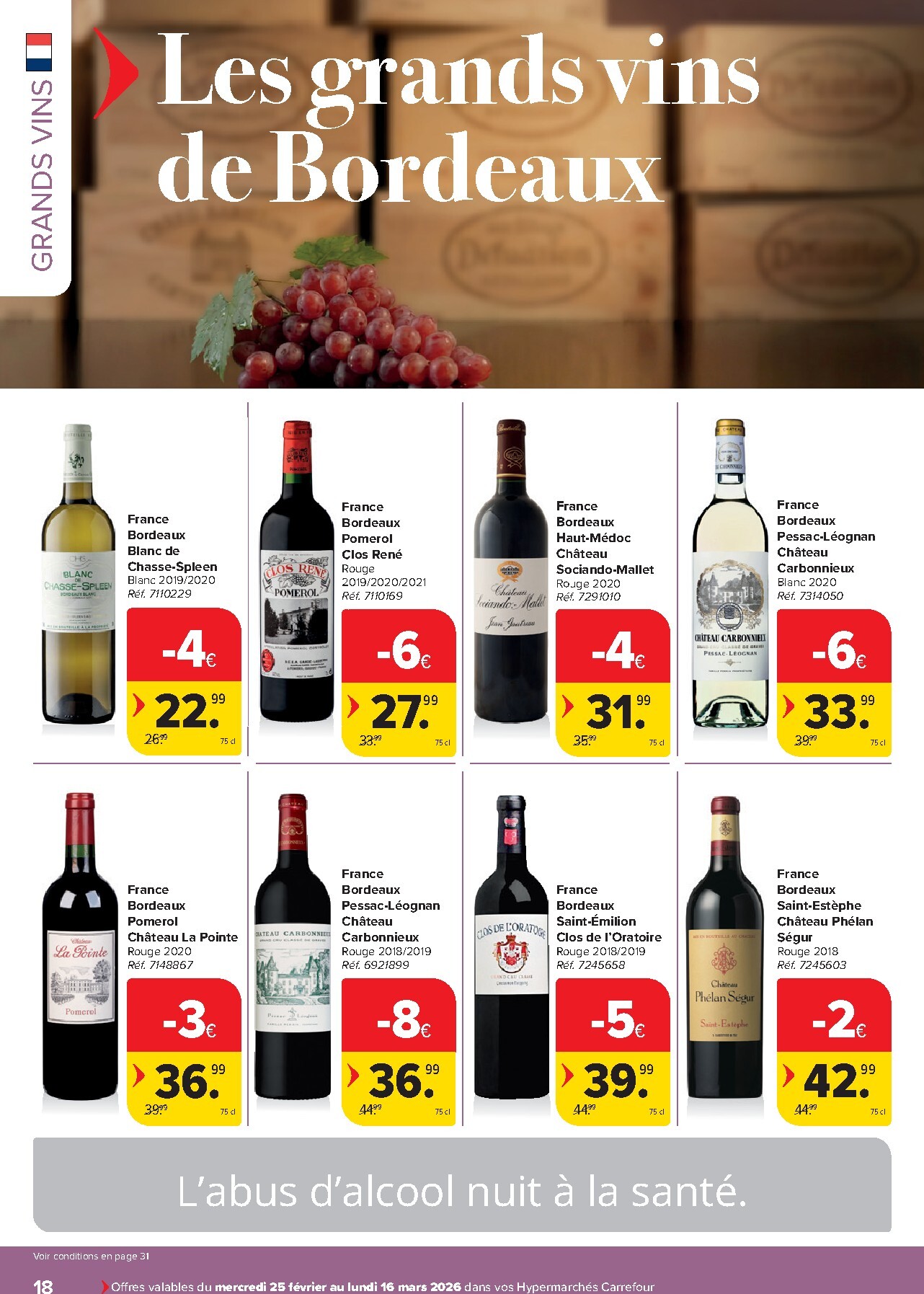 carrefour - De Carrefour - Vins folder geldig vanaf 25/02/2026 t/m 16/03/2026 - page: 18