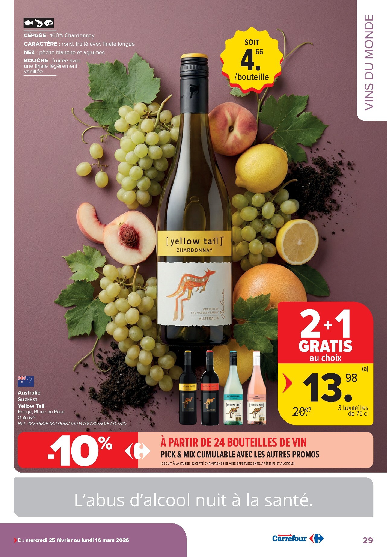 carrefour - De Carrefour - Vins folder geldig vanaf 25/02/2026 t/m 16/03/2026 - page: 29