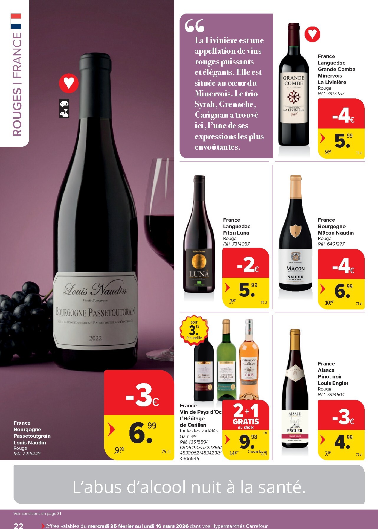 carrefour - De Carrefour - Vins folder geldig vanaf 25/02/2026 t/m 16/03/2026 - page: 22