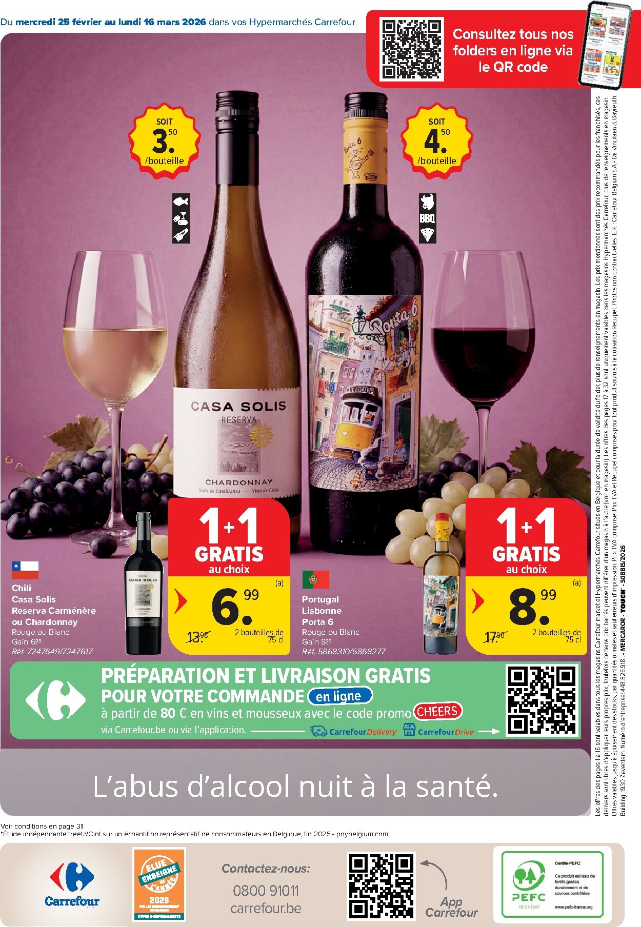 carrefour - De Carrefour - Vins folder geldig vanaf 25/02/2026 t/m 16/03/2026 - page: 32