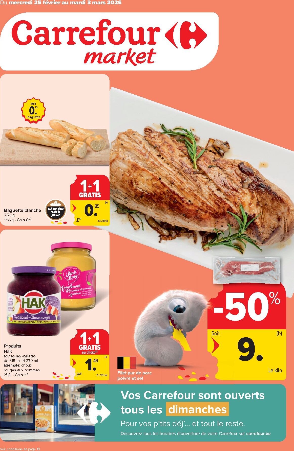 carrefour - De Carrefour Market folder geldig vanaf 25/02/2026 t/m 03/03/2026